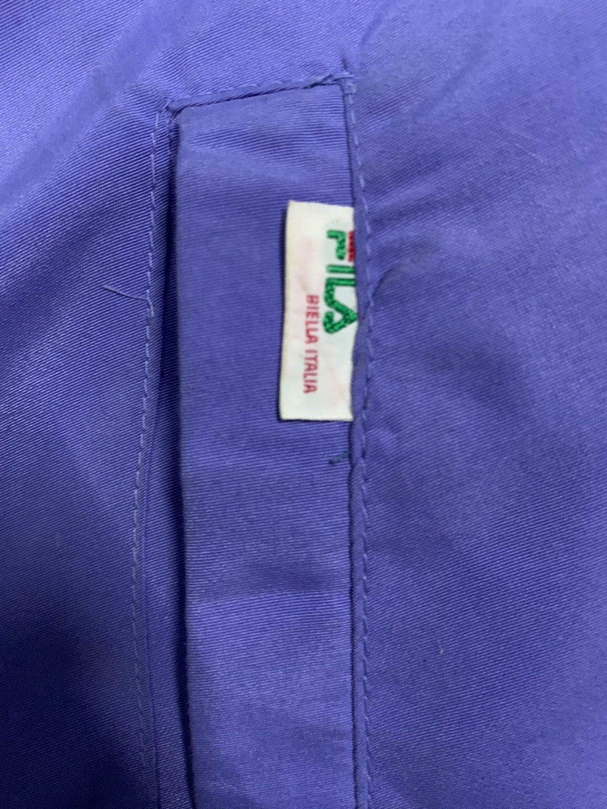 Fila Vintage 90s Fila Biella Italia Oversized Sherpa Lined Jacket Size US XL / EU 56 / 4 - 8 Thumbnail