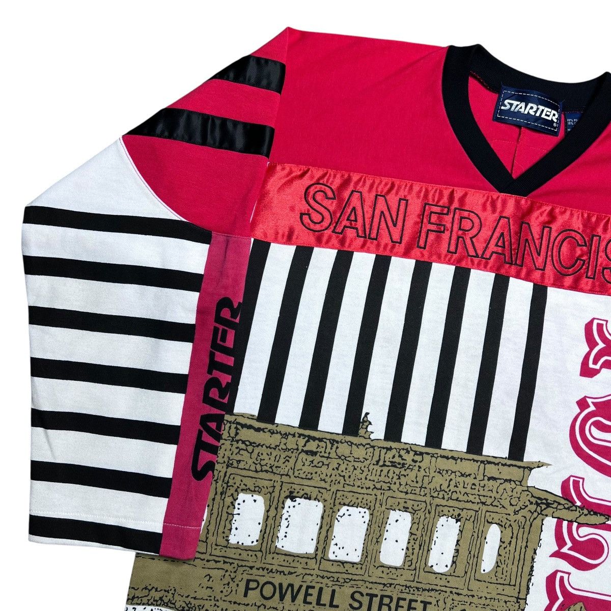 Starter NFL San Francisco 49ers Starter All Over Print Sweatshirt Size US XL / EU 56 / 4 - 15 Thumbnail