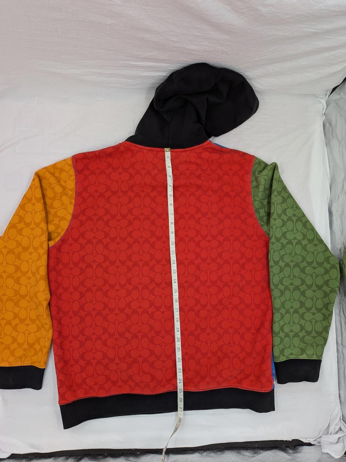 Coach Coach Mens XL Signature Colorblock Hoodie Primary Color Logo Size US XL / EU 56 / 4 - 8 Thumbnail