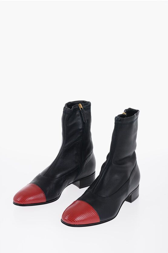 Gucci Boots with Lizard Leather Details Size US 10 / EU 43 - 1 Thumbnail