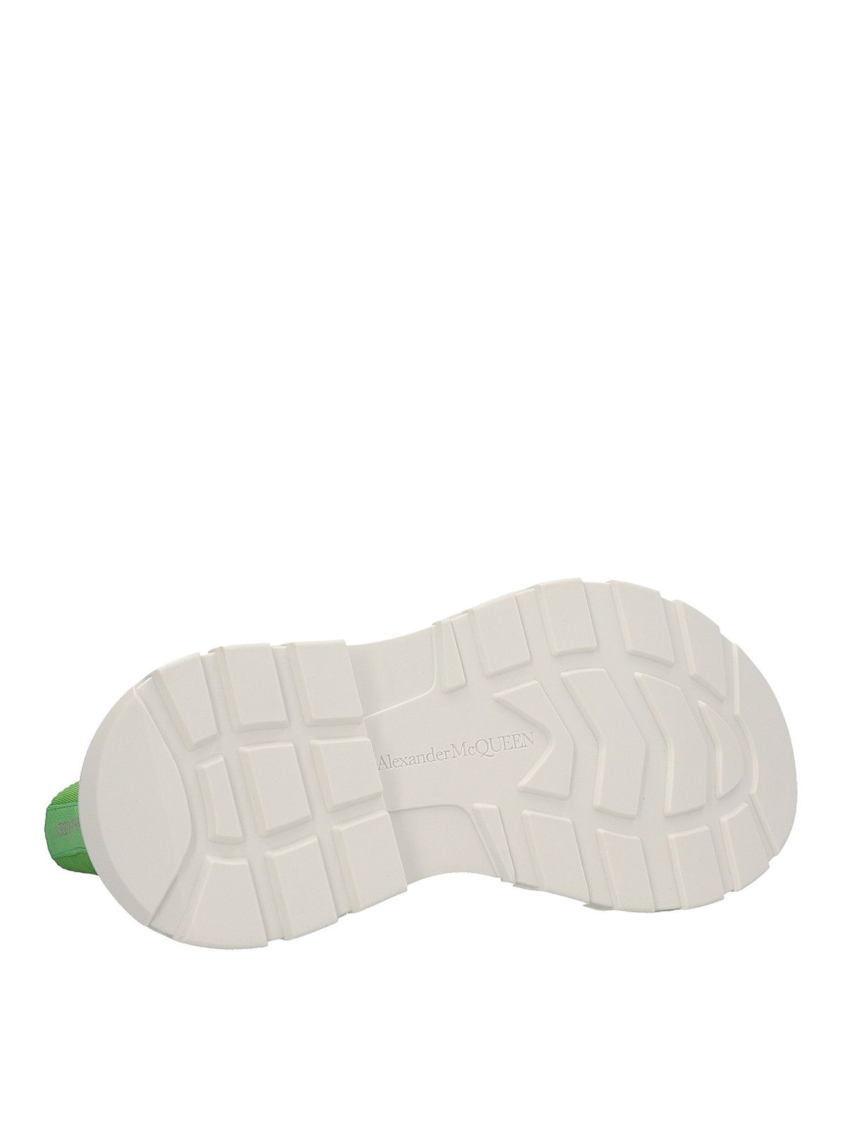 Alexander McQueen o1y0225 Hi-Top Sneakers in Green & White Size US 11 / IT 41 - 4 Thumbnail