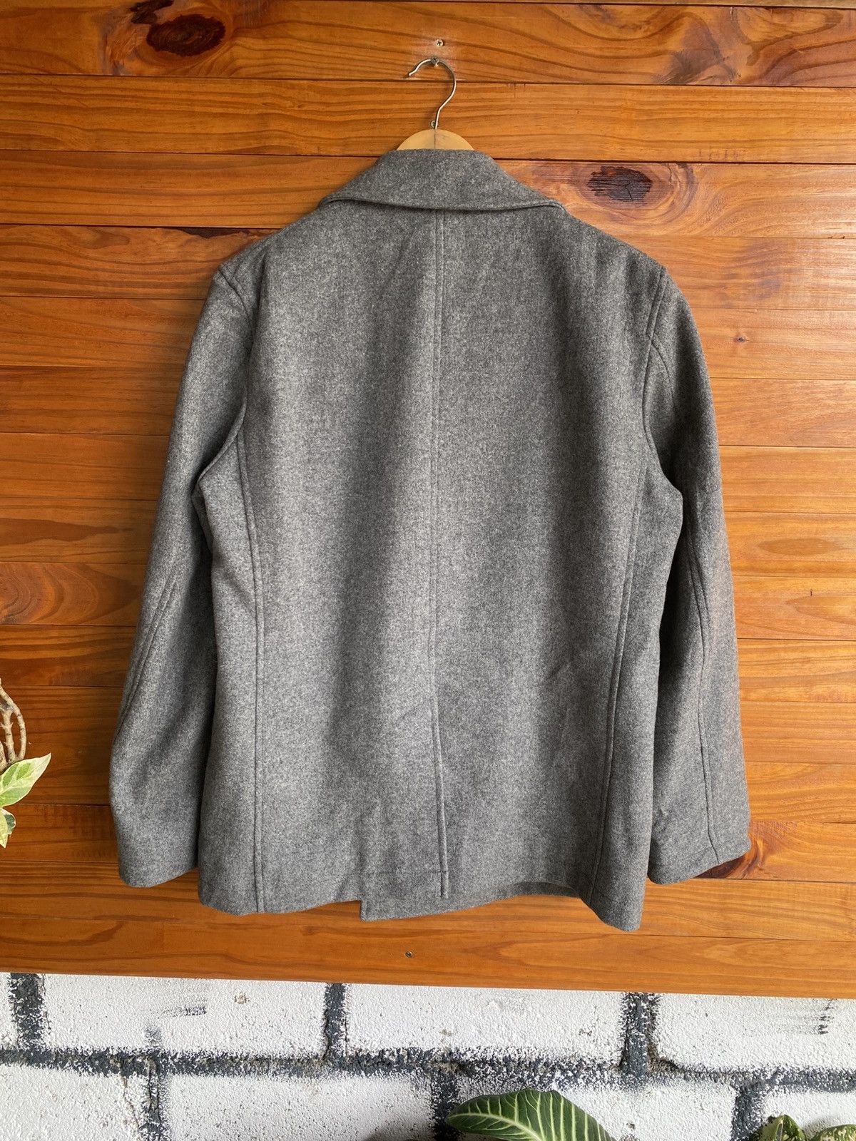 Margaret Howell Margaret Howell Grey Wool Pea Coat Japanese Minimalist Size US L / EU 52-54 / 3 - 11 Thumbnail