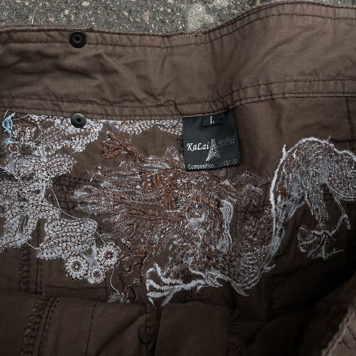 Japanese Brand Vintage Cropped Pants Dragon Japanese Brand Avantgarde M-L Size 26" / US 2 / IT 38 - 9 Thumbnail