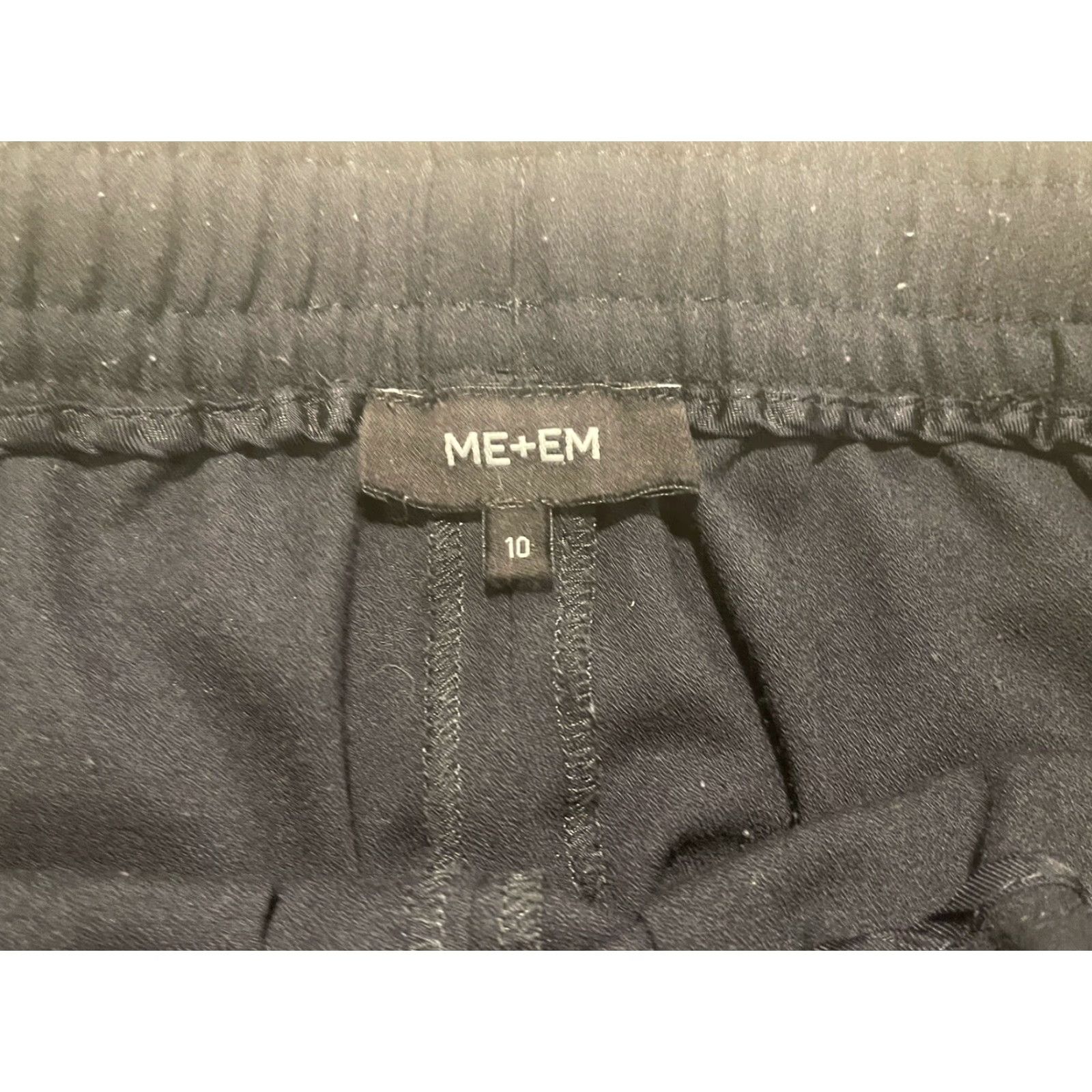 ME+EM ME+EM Women's Sports Bottoms Trousers 10 Black Sweatpants Sports Womens Size 32" / US 10 / IT 46 - 2 Thumbnail
