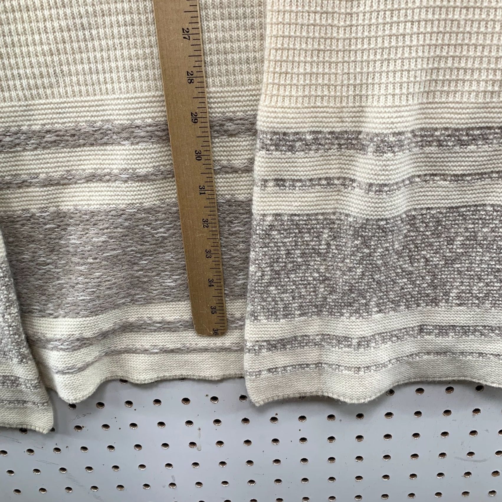 Athleta Athleta Cardigan Sweater Womens Medium Beige Open Wrap Wool Cashmere Size M / US 6-8 / IT 42-44 - 7 Thumbnail