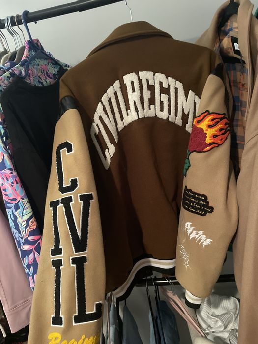 Civil Regime Civil Regime Varsity Jacket Grailed