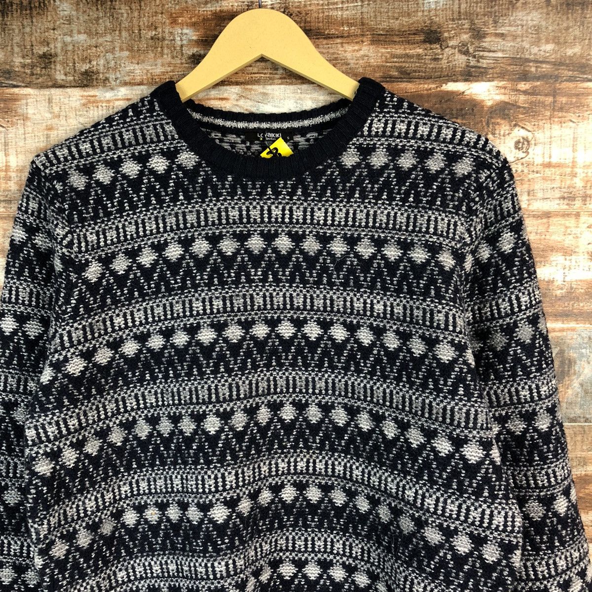 Homespun Knitwear LC Walkiki Blue Knitwear vintage sweatshirt #A2343 Size US S / EU 44-46 / 1 - 5 Thumbnail