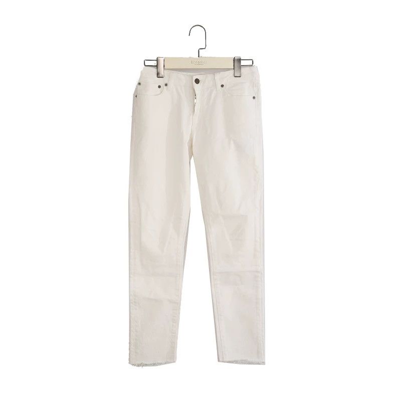 Saint Laurent Paris Saint Laurent Paris White casual pants Size US 29 - 1 Thumbnail