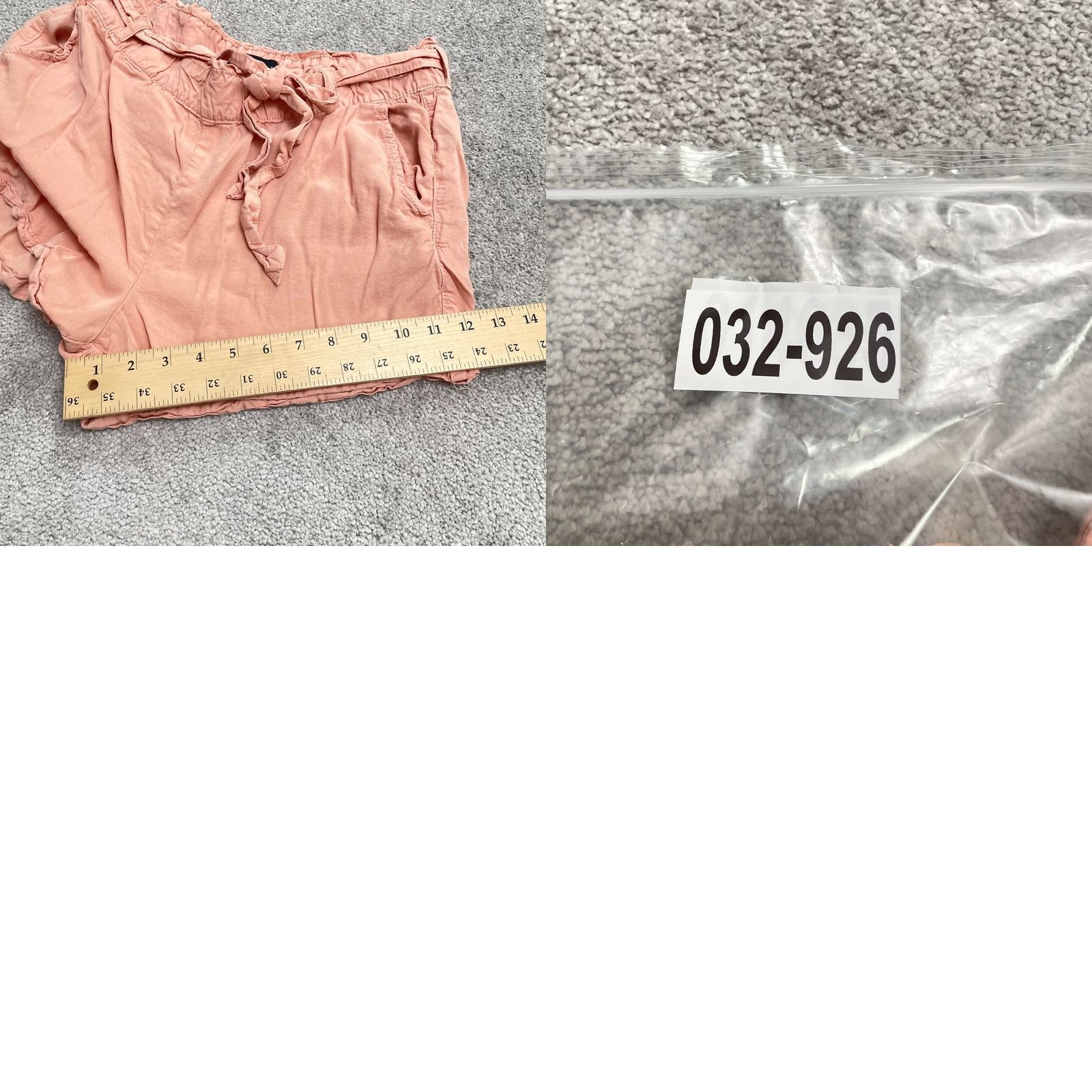 Sanctuary Sanctuary Shorts Womens Paperbag Peach 30x2.5 High Rise Belted Elastic Casual 30 Orange Size 30" / US 8 / IT 44 - 9 Thumbnail