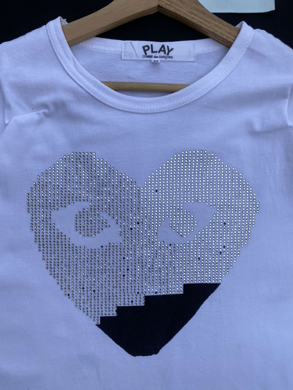 Comme des Garcons Rare Comme Des Garcons CDG Play Swarovski Tee Size US S / EU 44-46 / 1 - 10 Thumbnail