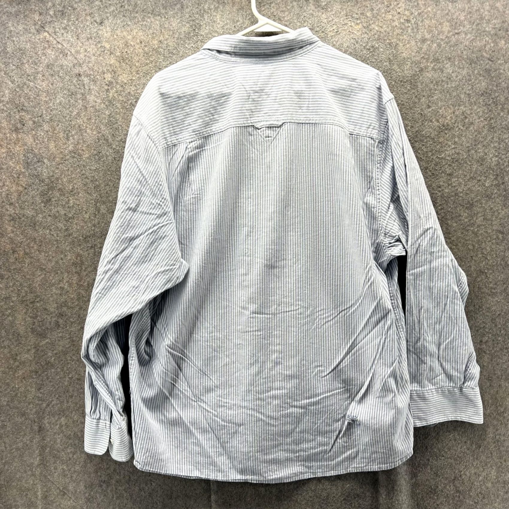 Tommy Bahama VINTAGE Tommy Bahama Shirt Mens XL Blue White Striped Button Down Long Sleeve Casual Size US XL / EU 56 / 4 - 2 Thumbnail