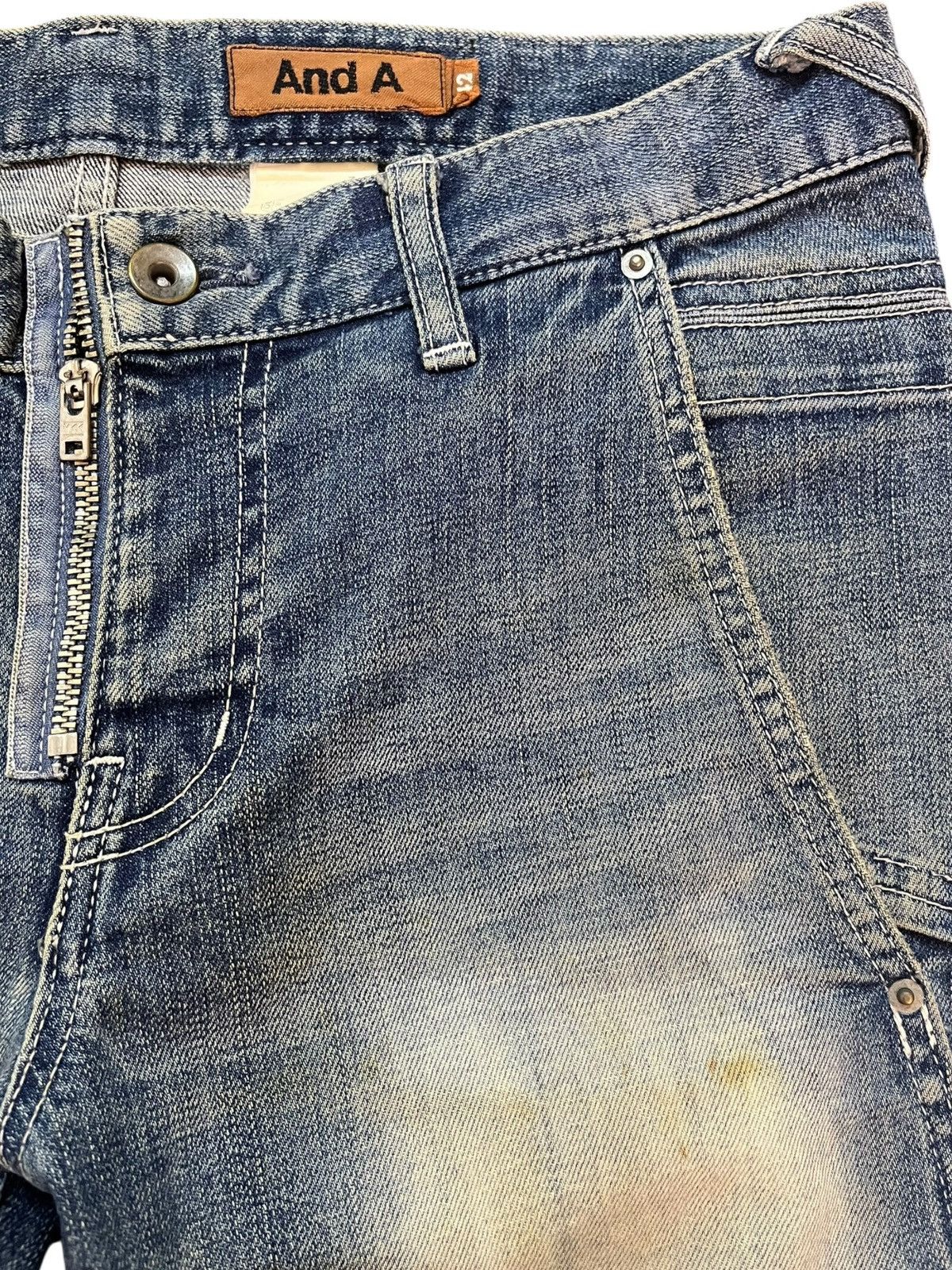 And A Vintage And a Mudwash Faded Distressed Denim Size US 31 - 6 Thumbnail