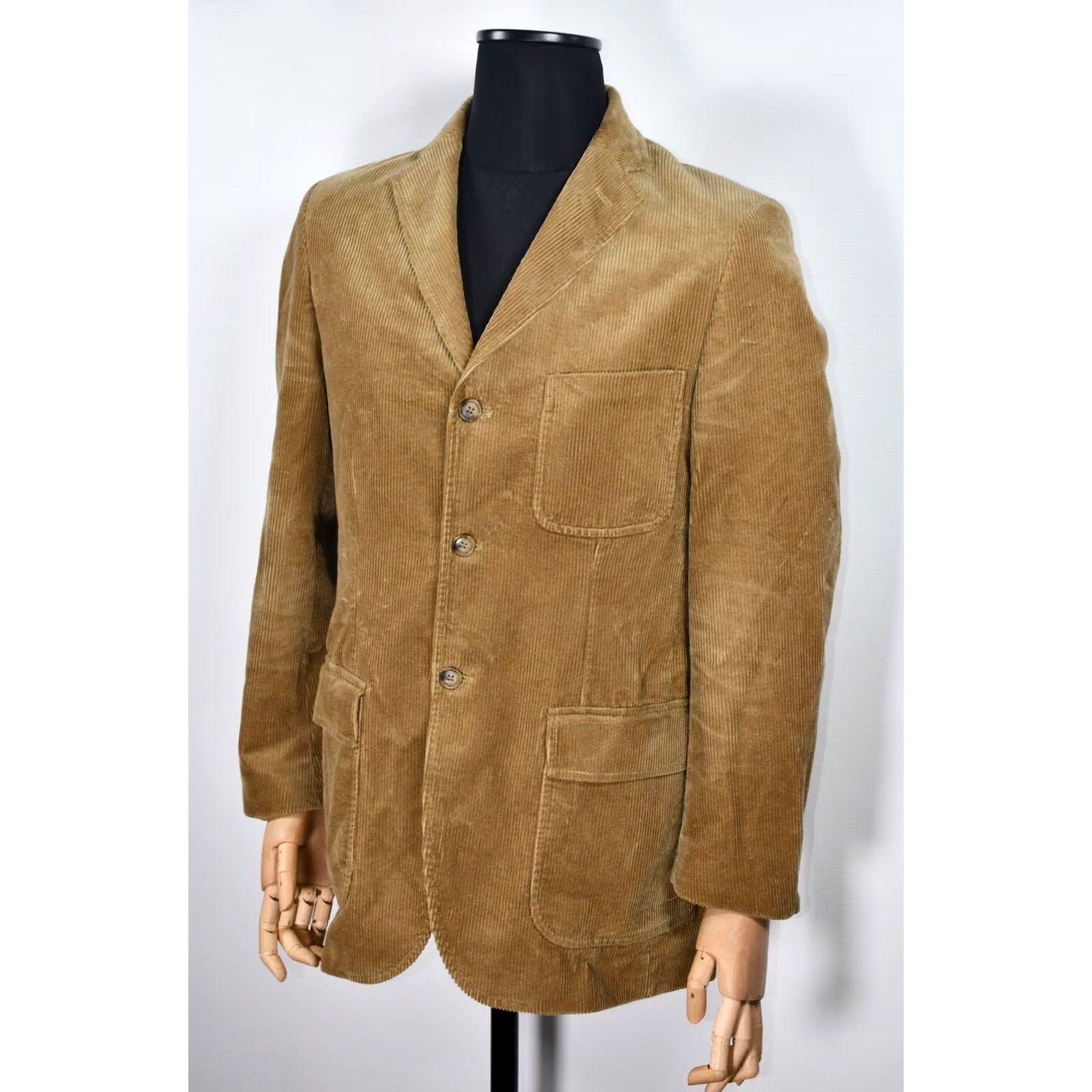 Polo Ralph Lauren Polo Ralph Lauren Blazer Shirt Adults S Brown Corduroy Sport Coat Jacket Size US S / EU 44-46 / 1 - 4 Thumbnail