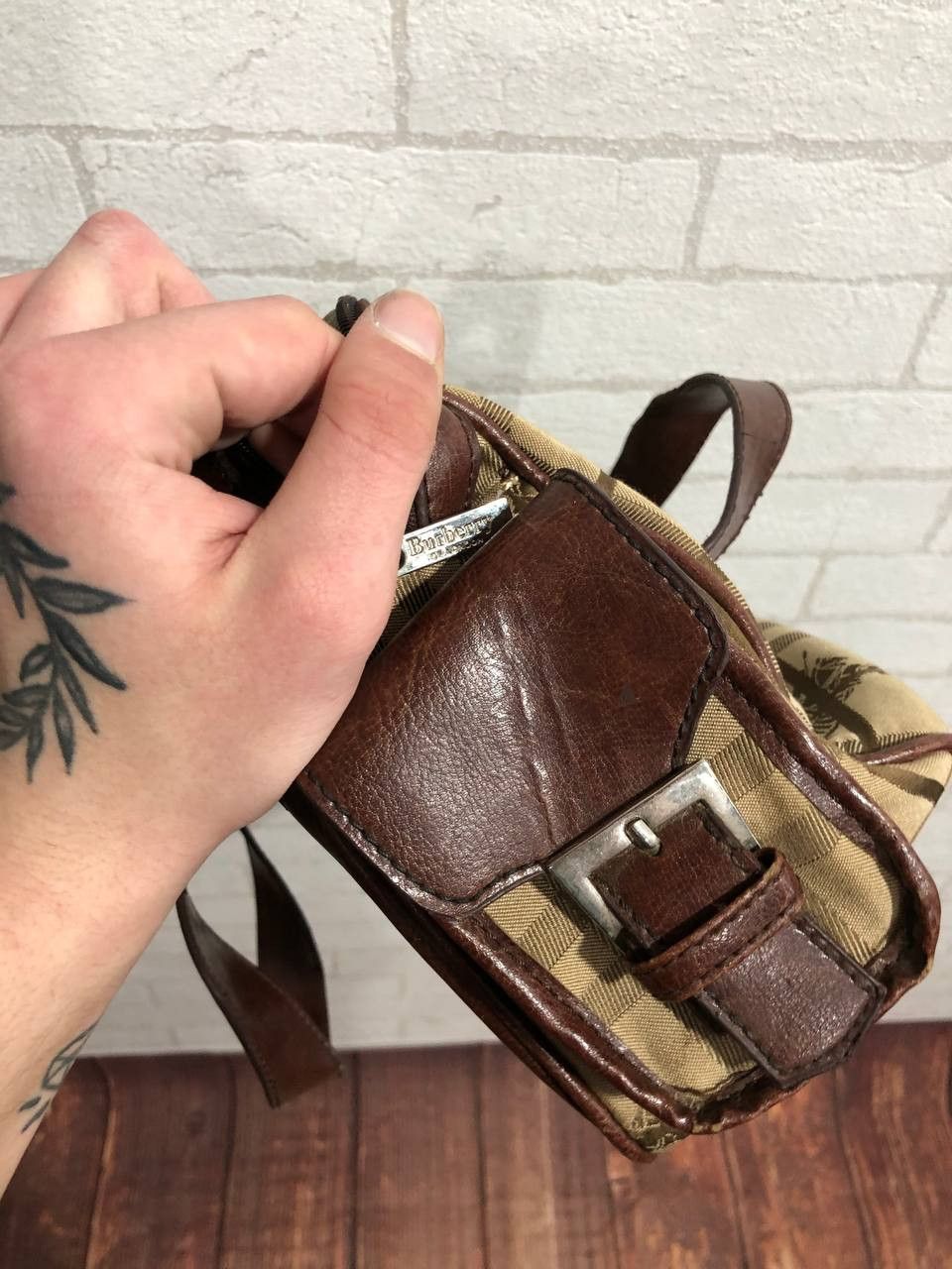 Burberry × Vintage Vintage Burberry Nova Check Bag Size ONE SIZE - 12 Thumbnail