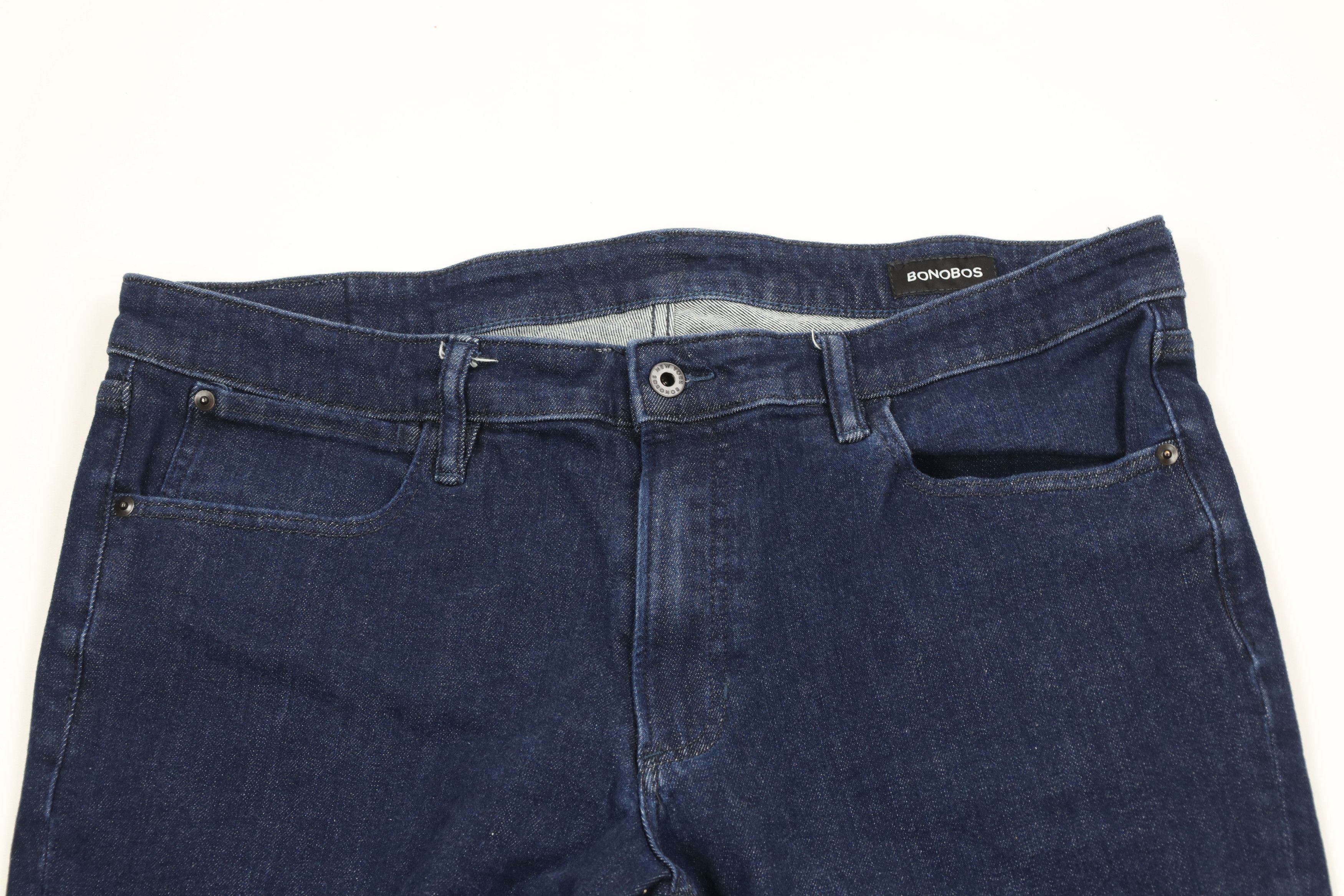 Bonobos × Vintage Bonobos Slim Fit Stretch Denim Jeans Pants Indigo Blue Size US 38 / EU 54 - 2 Thumbnail