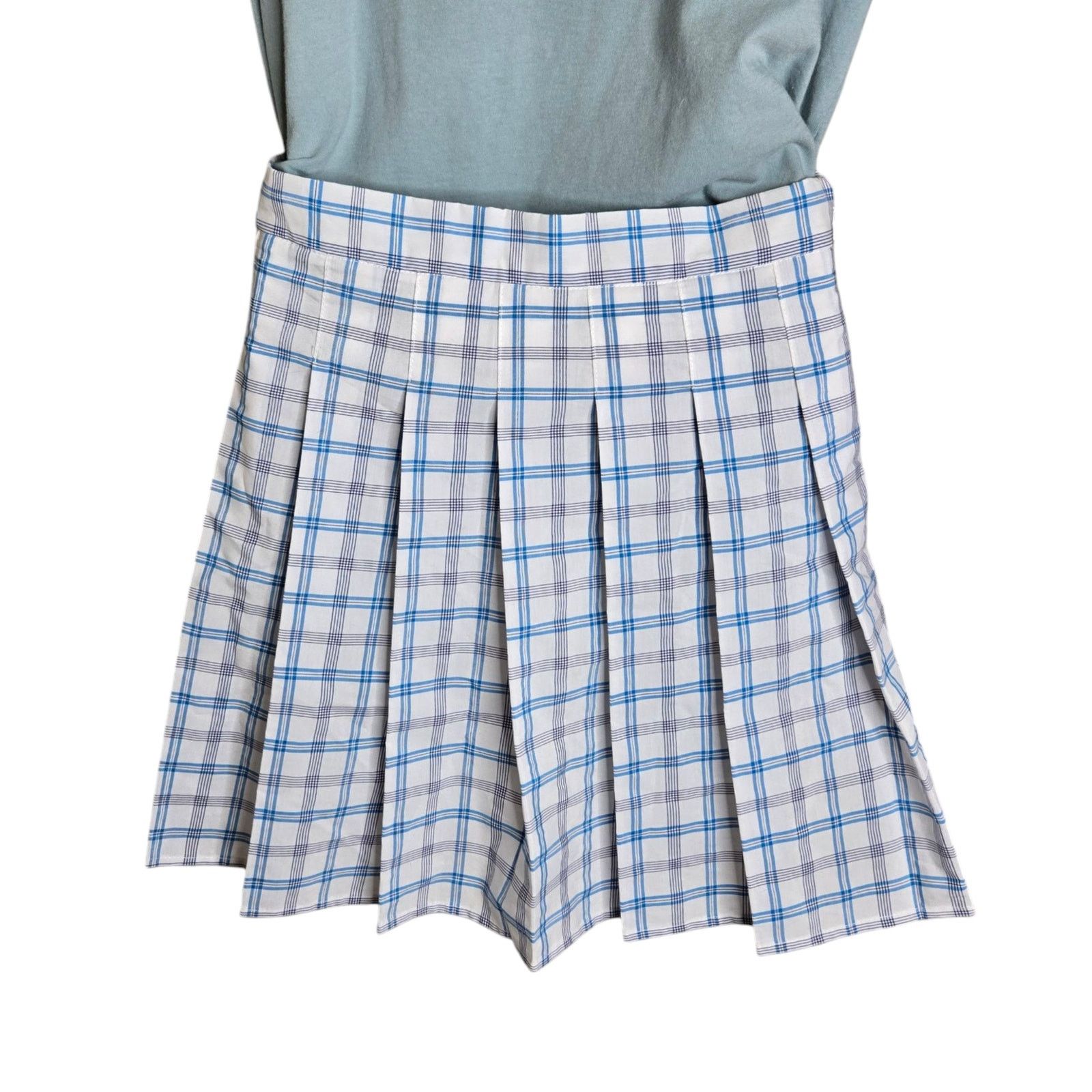 Shein Shein Womens Plaid Pleated Mini Skirt Medium Size 6 Anime Size 28" / US 6 / IT 42 - 6 Thumbnail