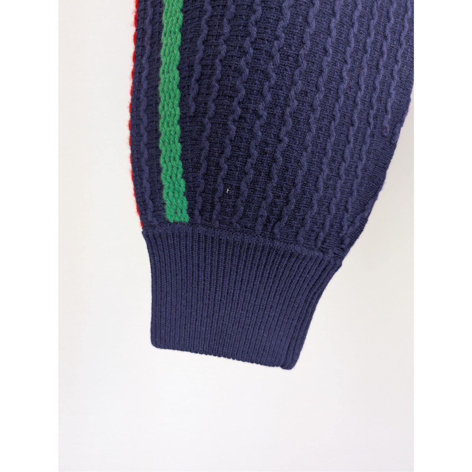 Gucci o1rshd1 Sweatpants Knitwear Pants With Web in Navy Blue Size US 36 / EU 52 - 11 Thumbnail