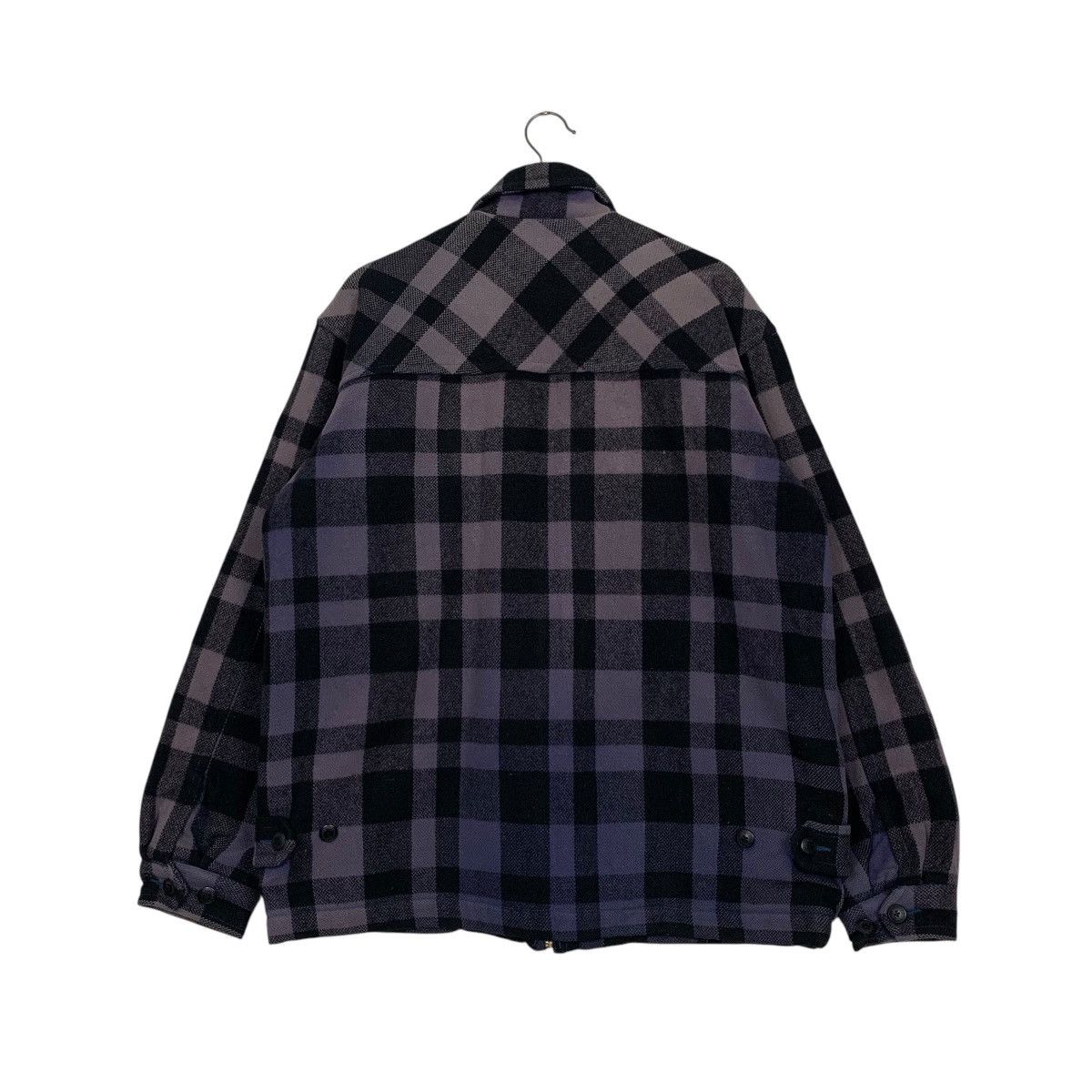 GEORGE THOMAS HAWKINS Purple Tartan Flannel Jacket 2672-C120