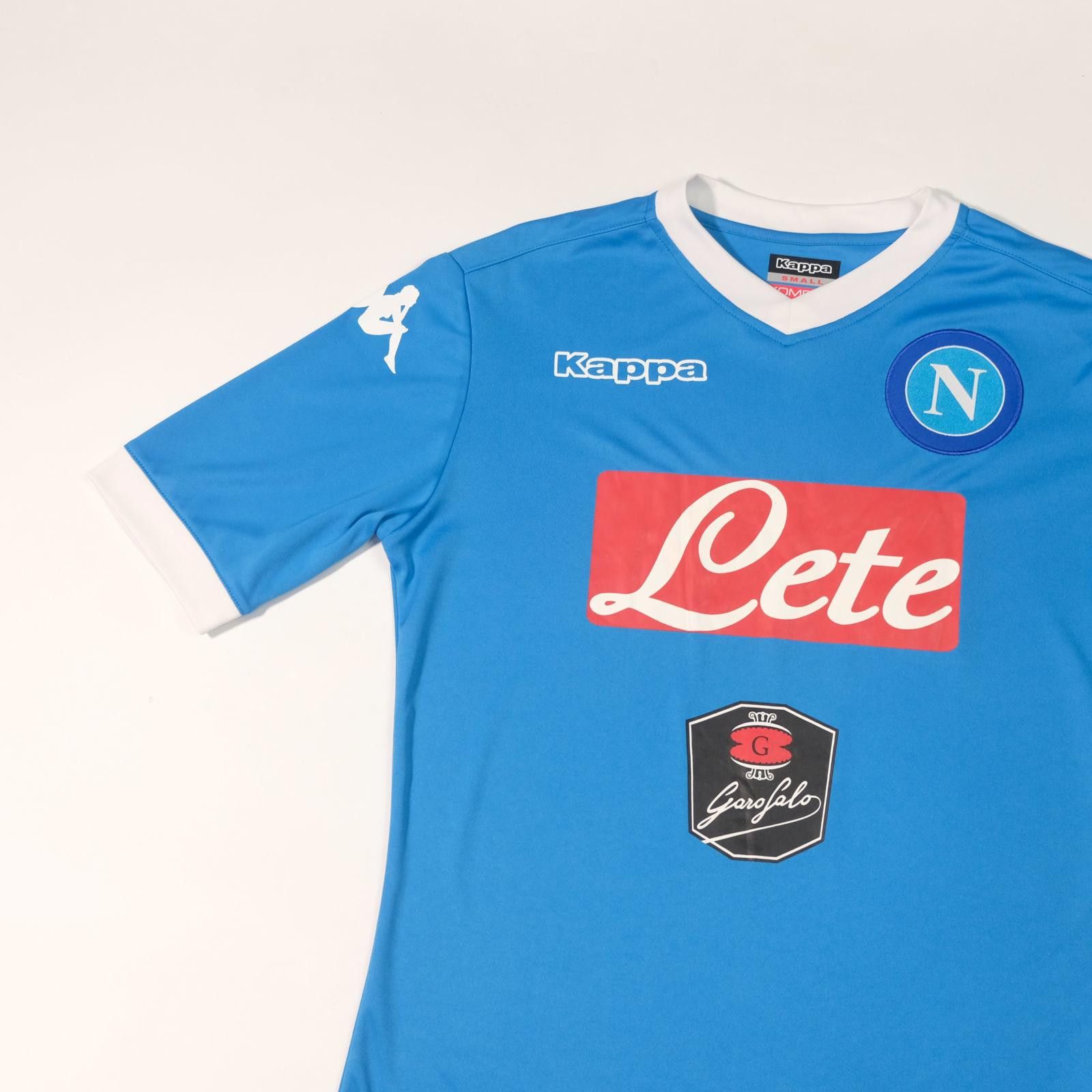 Kappa 2015/16 Napoli Home Basic Shirt (S) Size US S / EU 44-46 / 1 - 3 Thumbnail