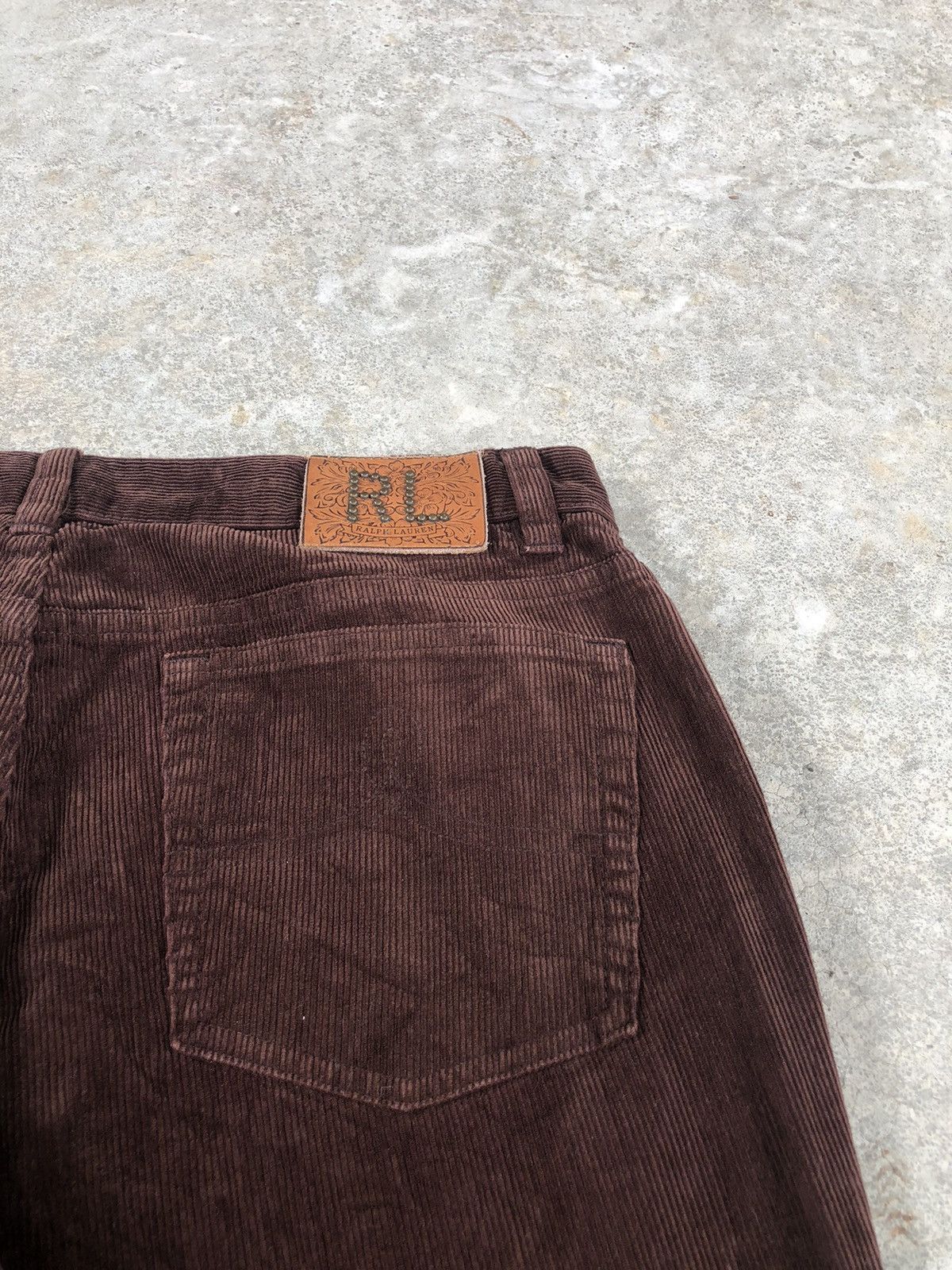 If Six Was Nine Ralph Lauren Flared Jeans Bootcut Corduroy Size US 32 / EU 48 - 14 Thumbnail