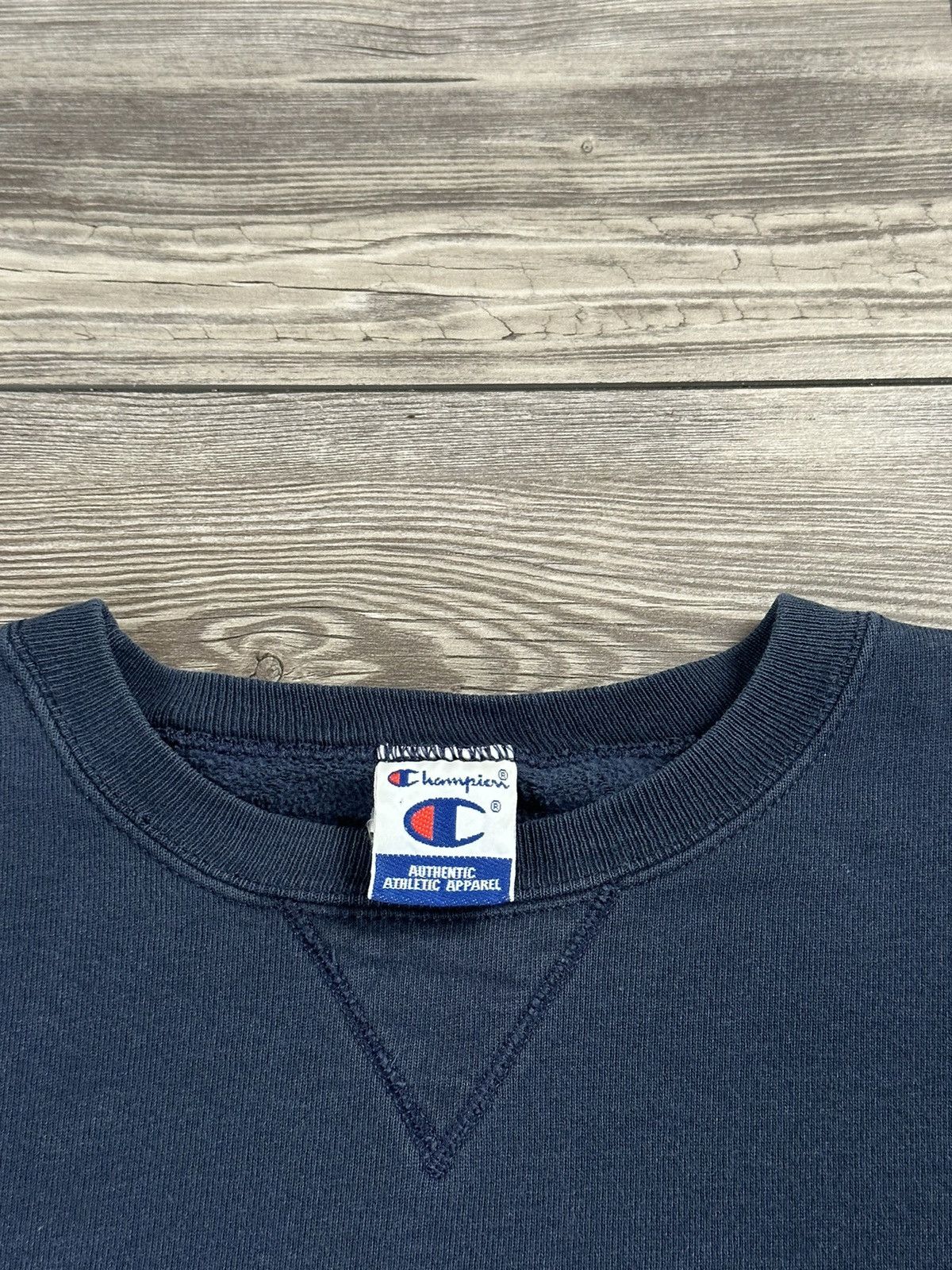 Champion × Vintage Vintage 90’s Champion Script Crewneck Size US L / EU 52-54 / 3 - 3 Thumbnail