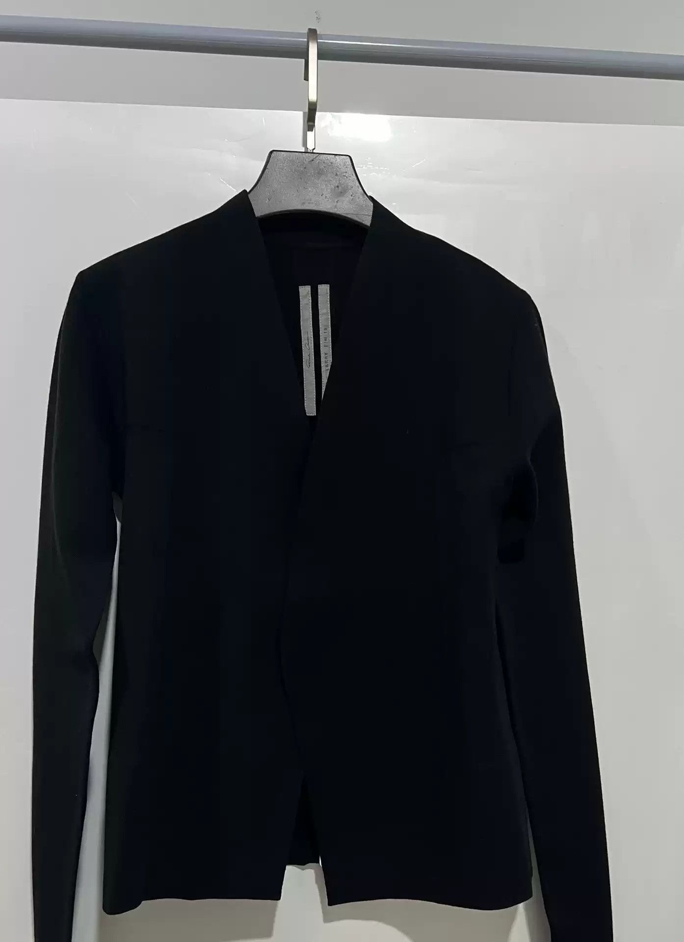 RICKOWENS black knit coat
