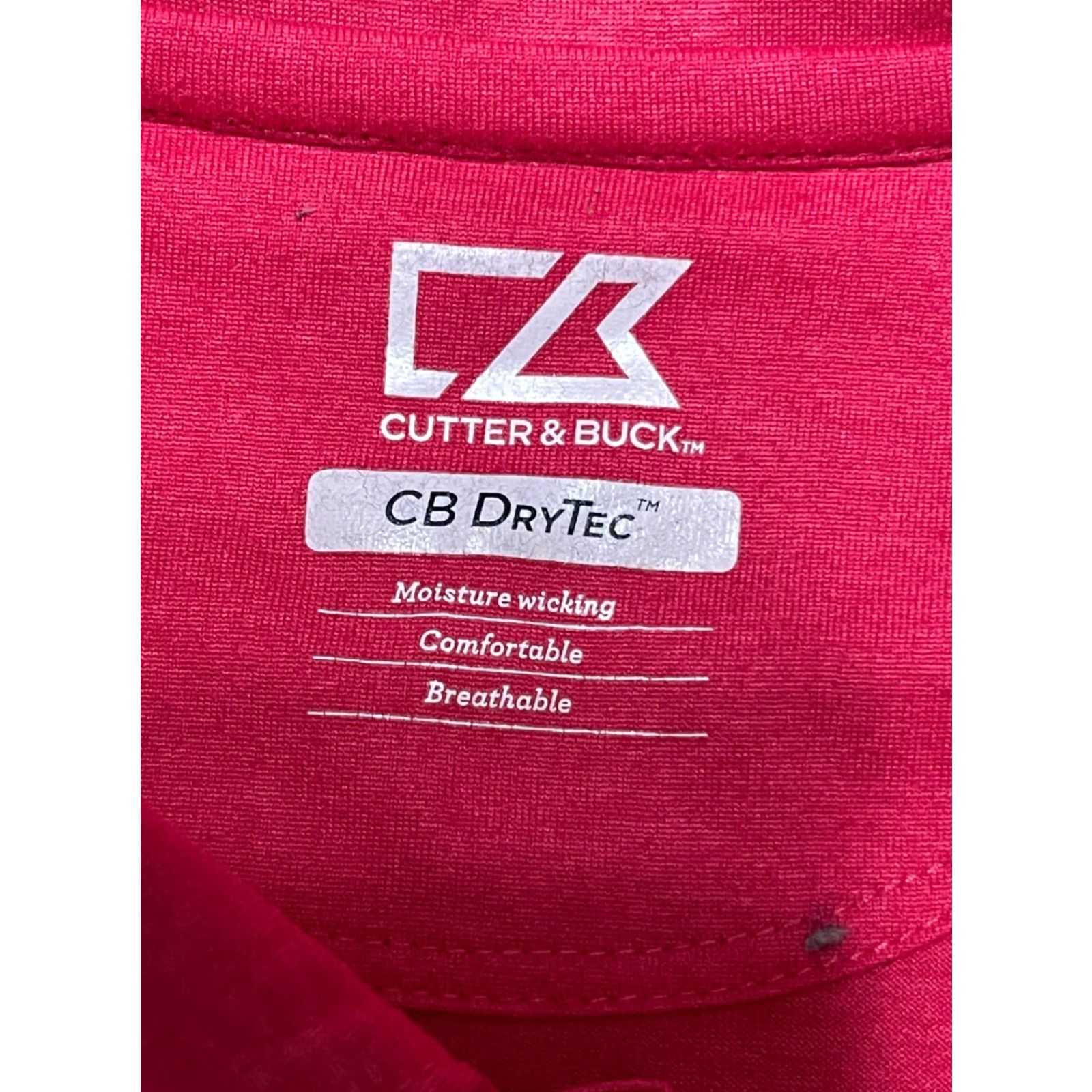 Cutter & Buck Cutter & Buck Polo Shirt XL Men Red CB DryTec Short Sleeve Casual Modern Size US XL / EU 56 / 4 - 6 Thumbnail