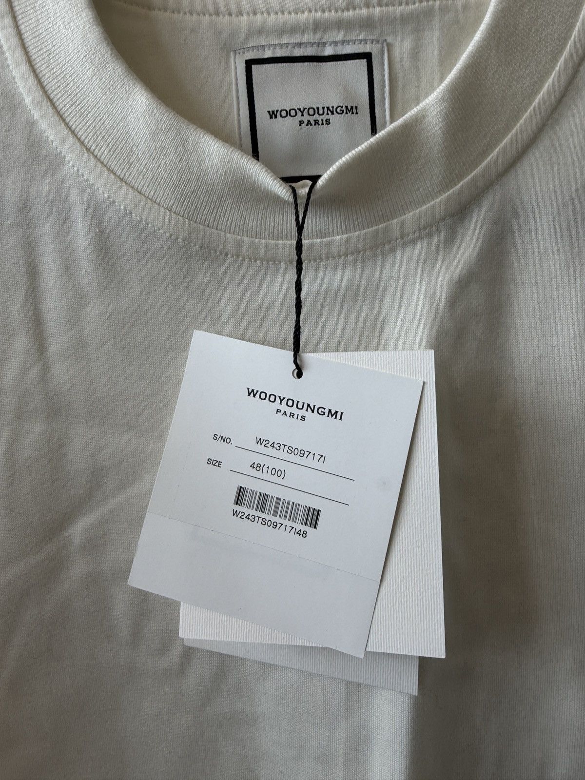 Wooyoungmi Wooyoungmi classic tshirt in offwhite size 48 Size US M / EU 48-50 / 2 - 3 Thumbnail