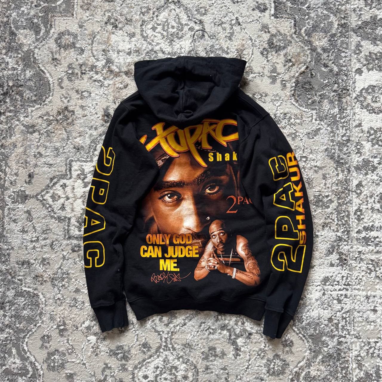 Band Tees 2pac Tupac Vintage Death Row Rap Hoodie Thug Life Hip Hop Size US S / EU 44-46 / 1 - 2 Thumbnail