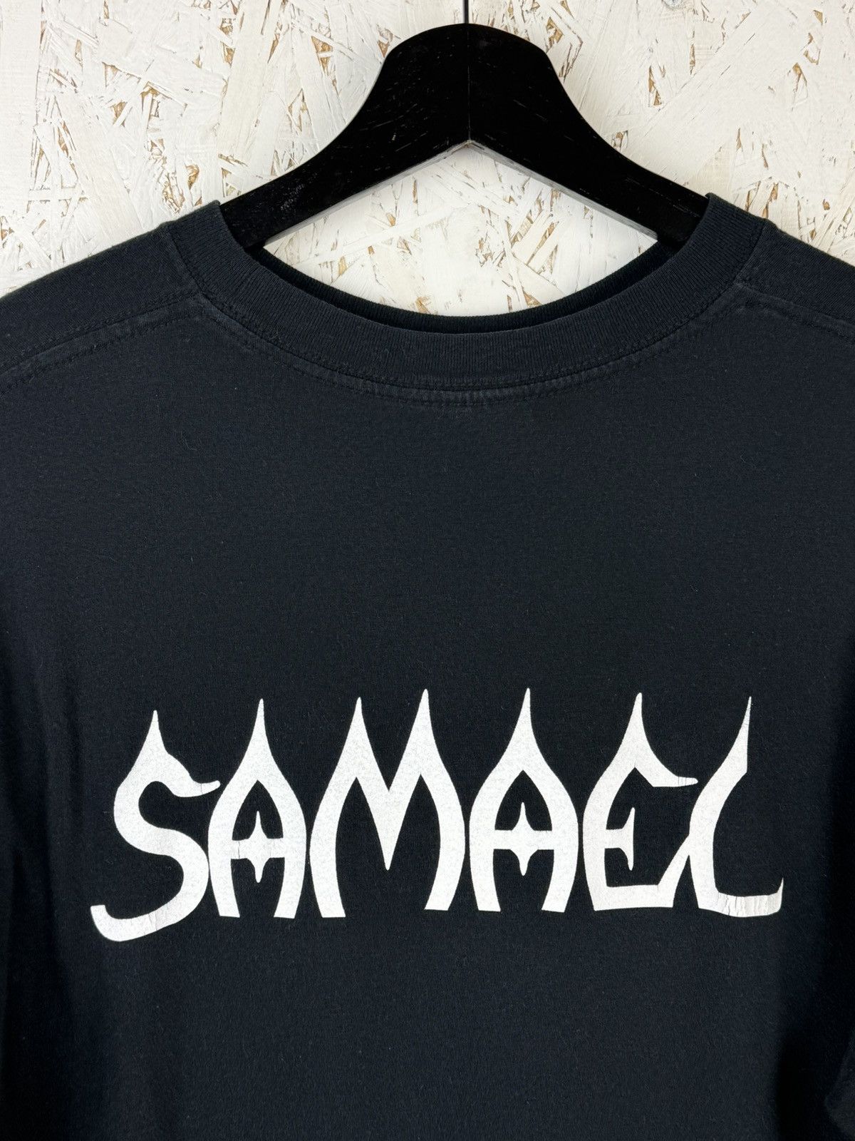 Band Tees Vintage Samael Rebellion 2001 Heavy Metal Band Long Sleeve L Size US L / EU 52-54 / 3 - 6 Thumbnail