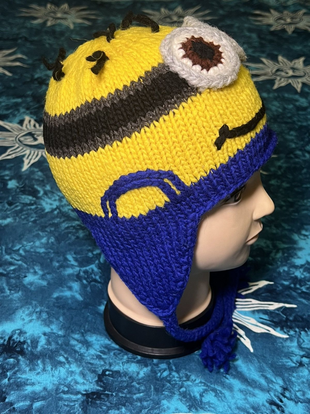 Vintage Y2K MINIONS KNIT HAT BEANIE HAT Size ONE SIZE - 10 Thumbnail
