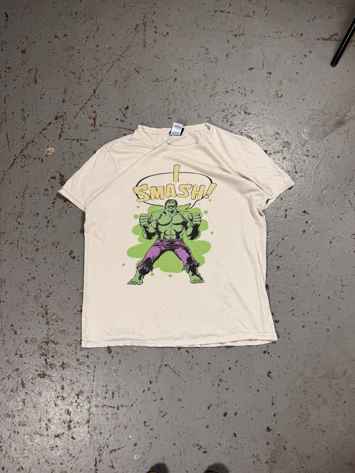Vintage Thrashed Incredible Hulk Marvel Tee