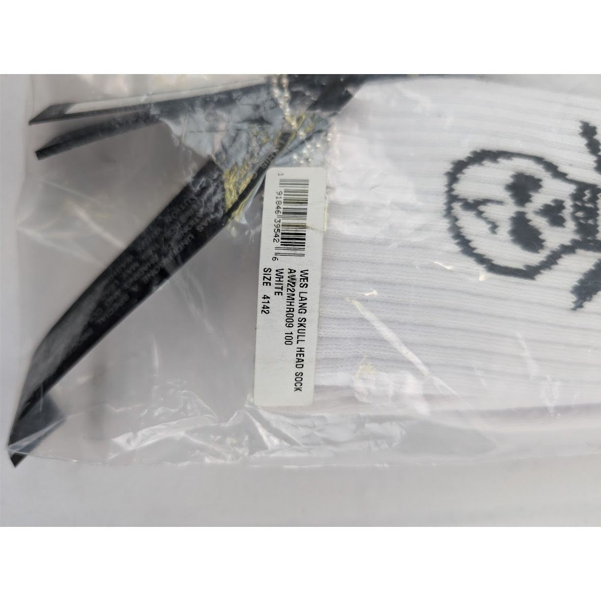 Amiri × Wes Lang o1rshd1 Size: 41-42 / Skull Head Socks in White Size ONE SIZE - 9 Thumbnail