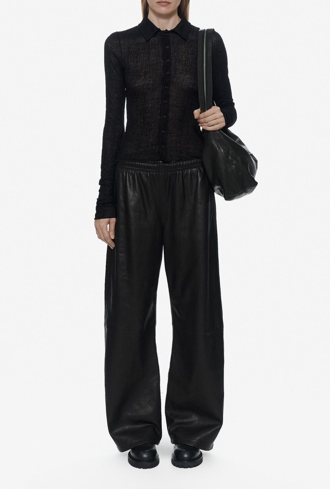 Ann Demeulemeester Last Ann Demeulemeester Wool Blend Black Cardigan Size XS / US 0-2 / IT 36-38 - 4 Thumbnail