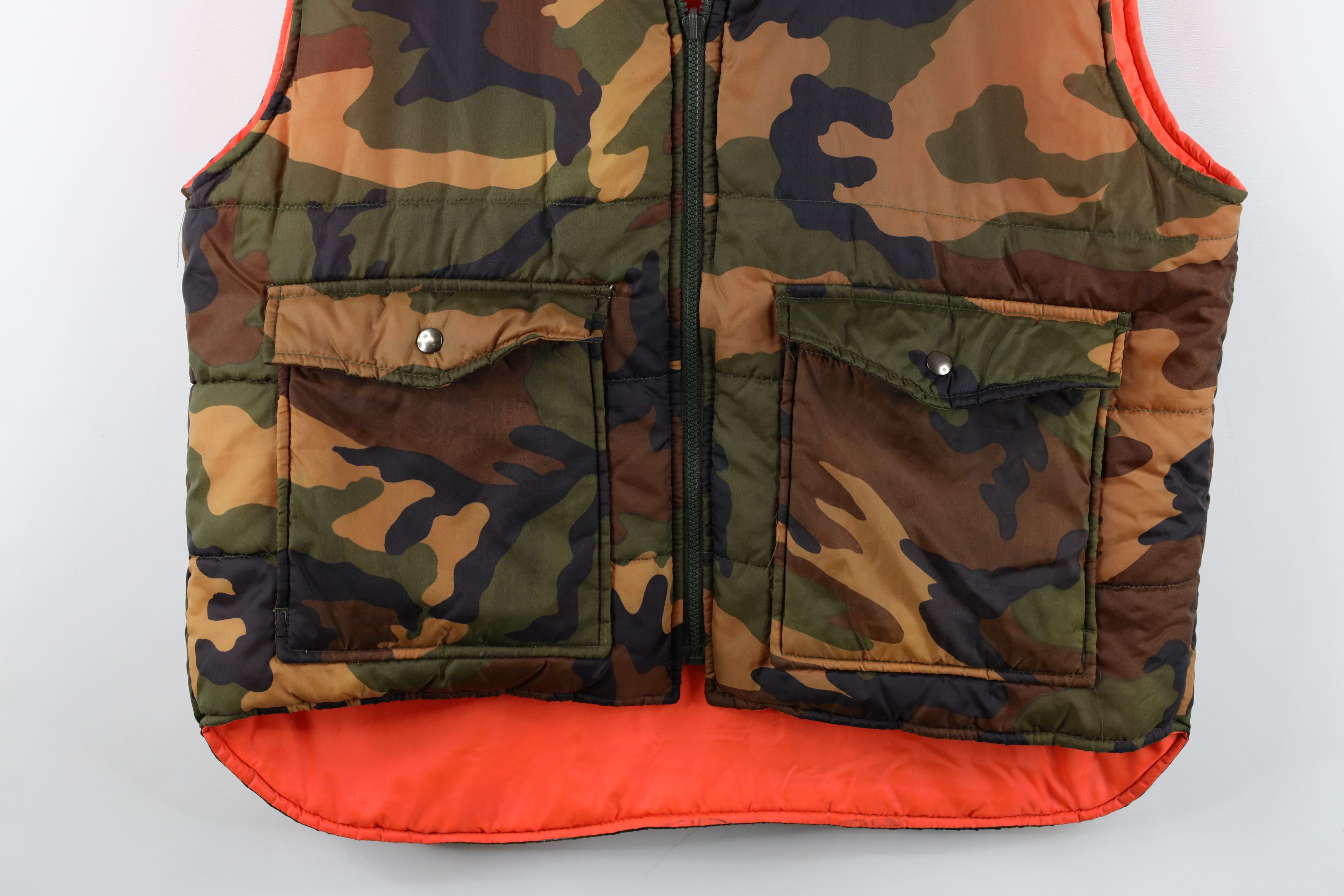 Winchester Vintage 90s Winchester Reversible Camouflage Puffer Jacket Size US L / EU 52-54 / 3 - 3 Thumbnail