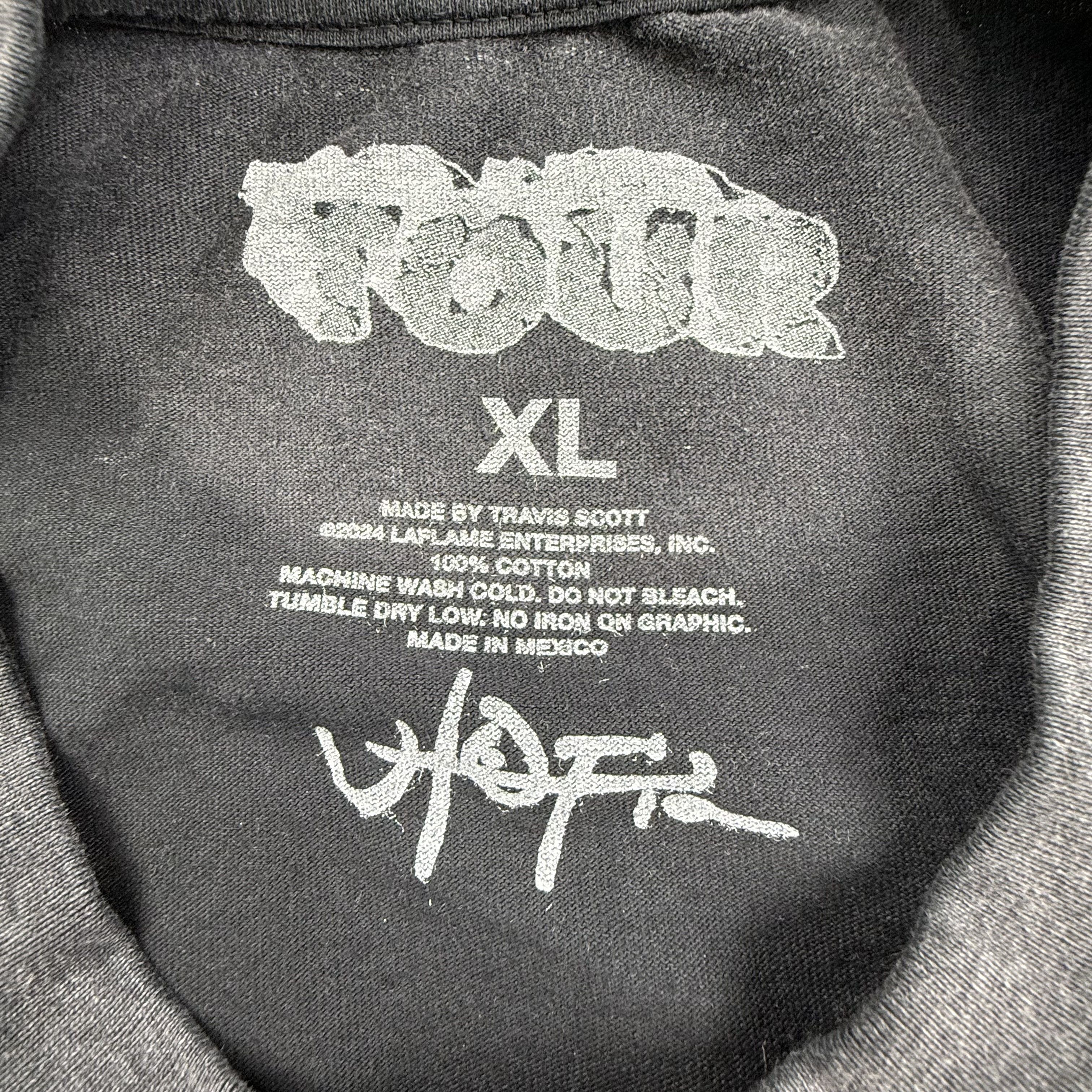 Travis Scott Travis Scott Utopia MetLife Stadium Tour Tee Riding Thunder Size US XL / EU 56 / 4 - 4 Thumbnail