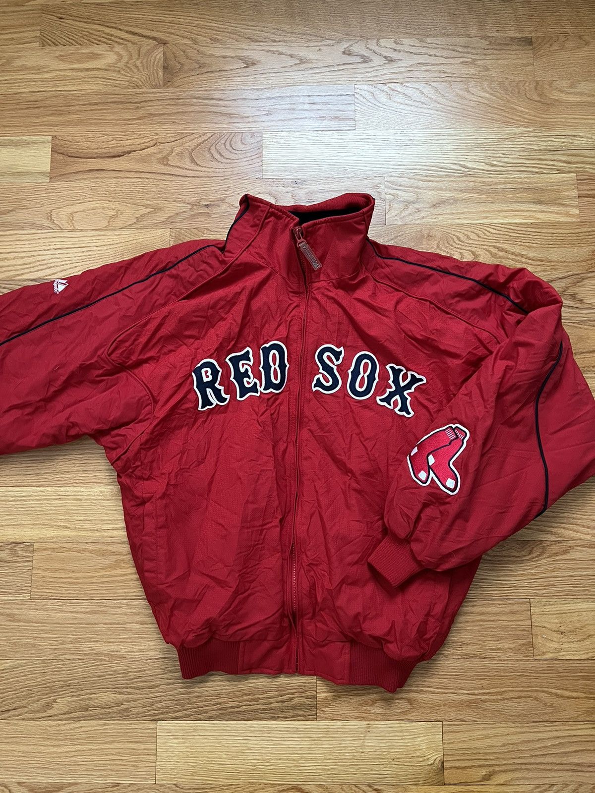 90’s vintage Boston Red Sox bomber jacket