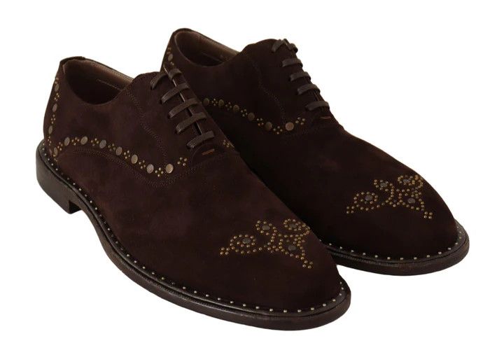Dolce & Gabbana o1y0125 Suede Laced Shoes in Dark Brown Size US 7.5 / EU 40-41 - 5 Thumbnail