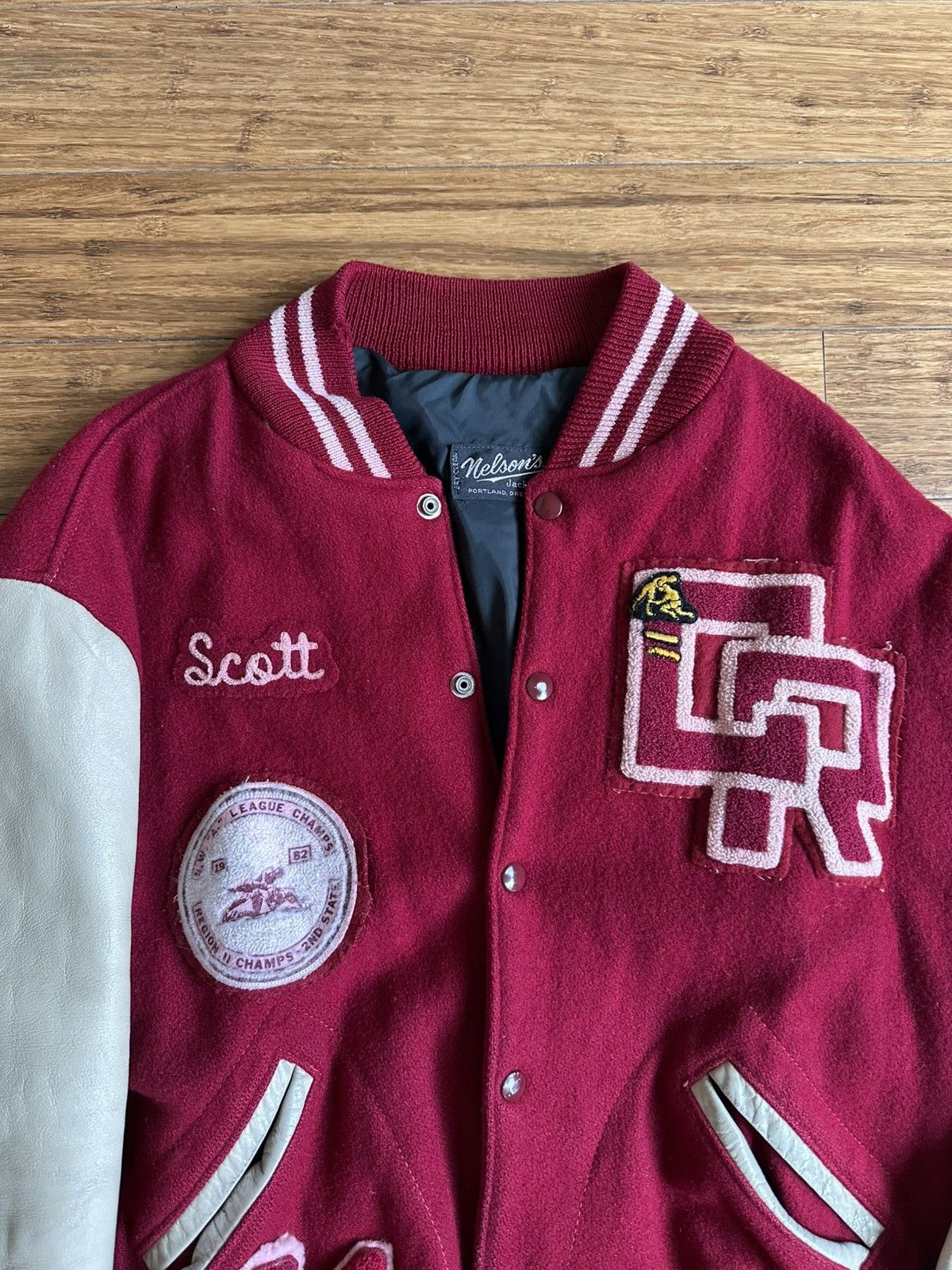 Vintage Vintage Varsity Letterman Jacket Size US M / EU 48-50 / 2 - 2 Thumbnail