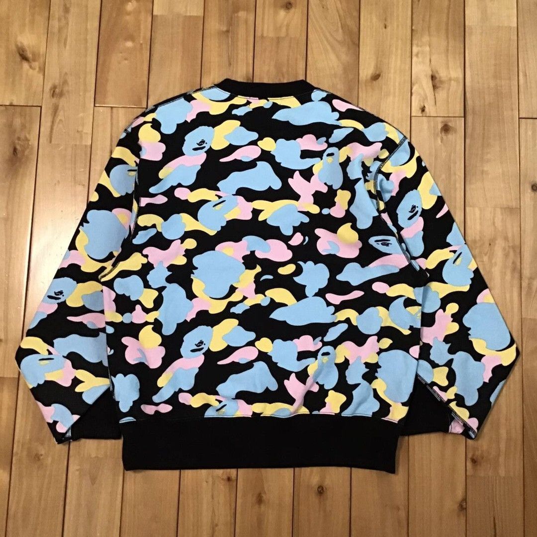 Bape BAPE cotton candy camo sweat shirt New multi camo APE Size US S / EU 44-46 / 1 - 3 Thumbnail