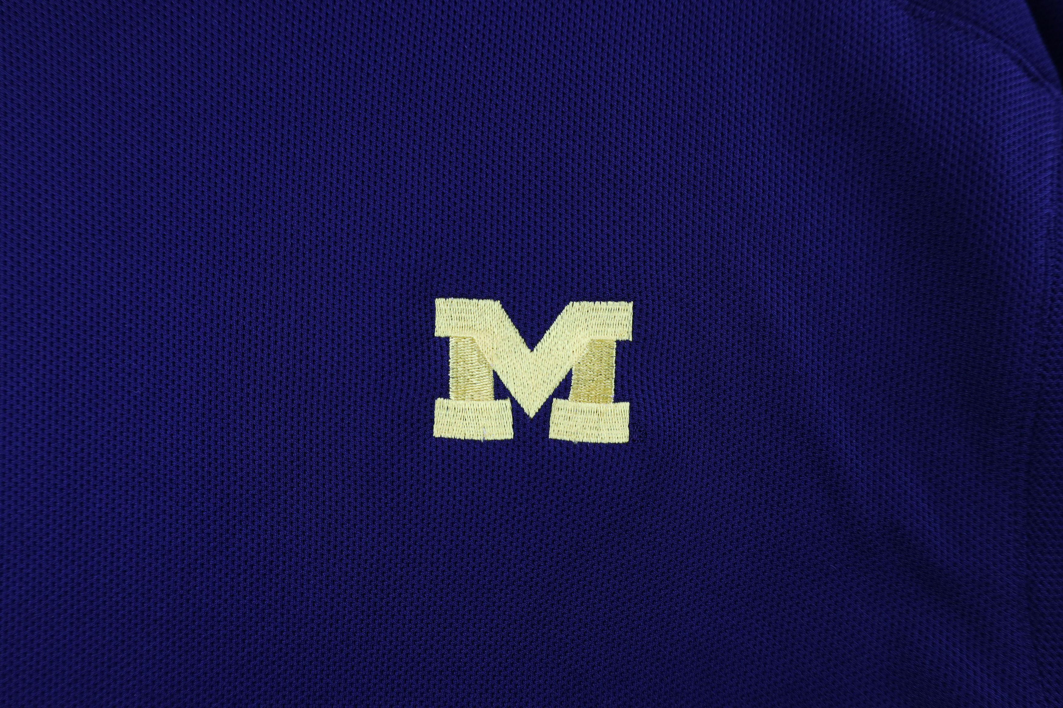 Adidas × Vintage Adidas University of Michigan Football Crewneck Sweatshirt Size US XL / EU 56 / 4 - 4 Thumbnail