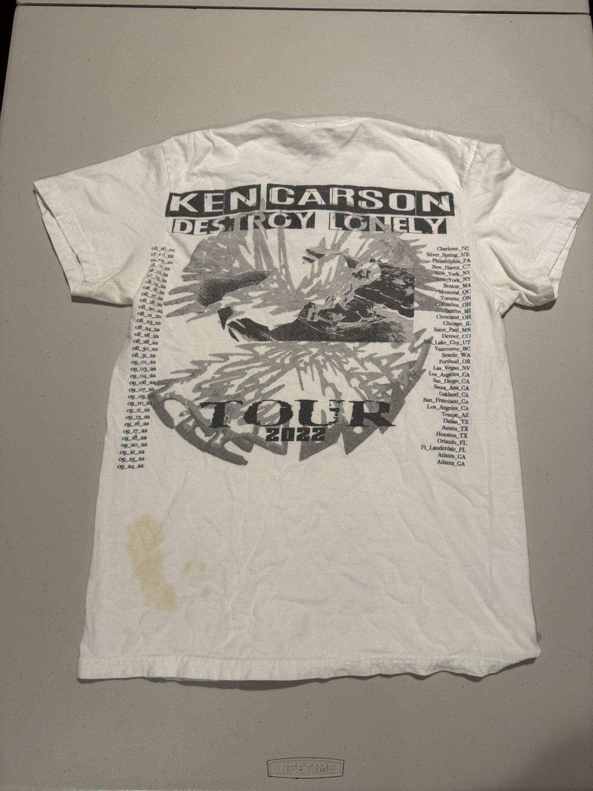 Ken Carson 2022 tour shirt | destroy lonely | ken carson | opium Size US S / EU 44-46 / 1 - 2 Thumbnail