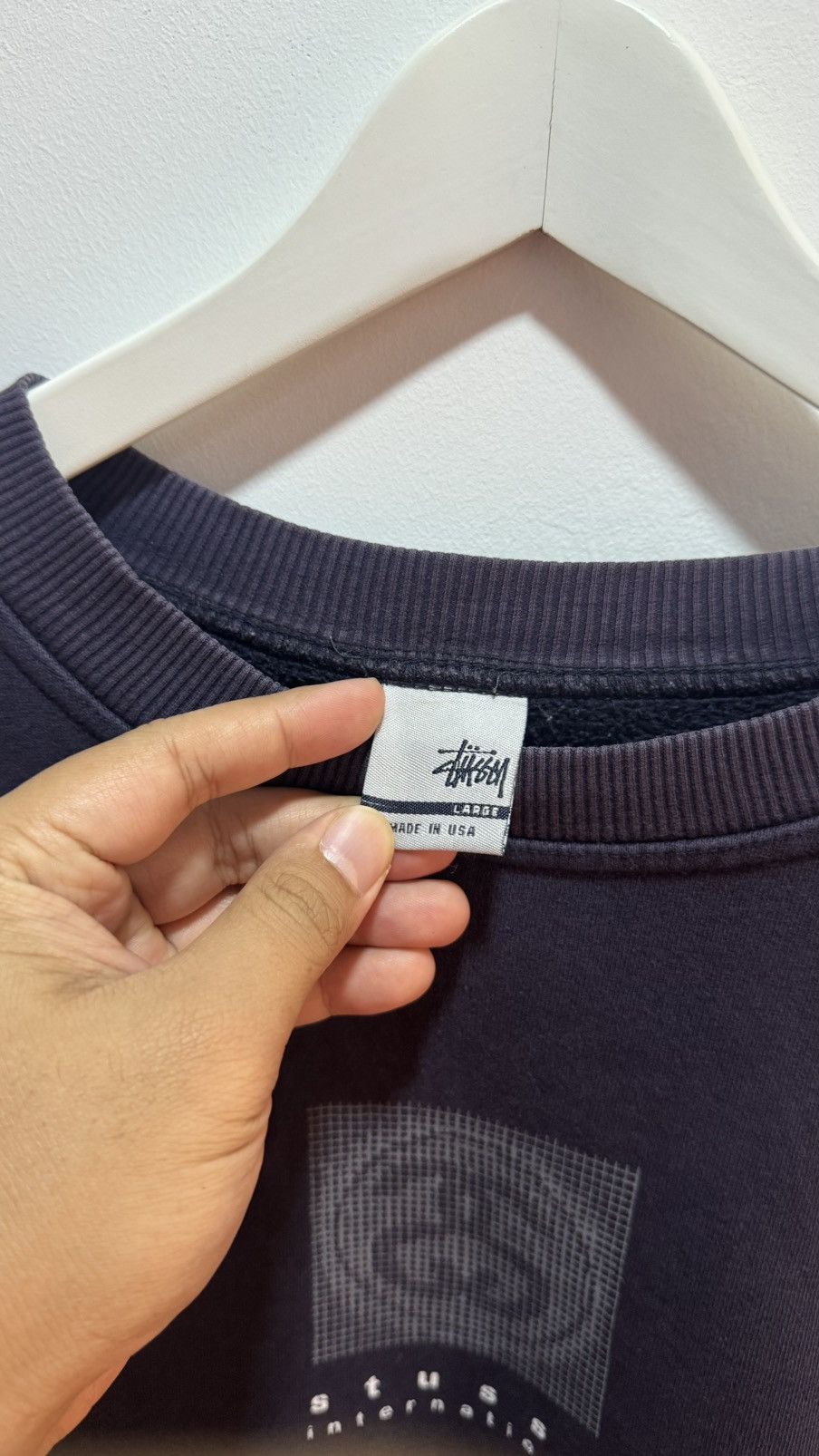Stussy Vintage Stussy Geometric Logo Sweatshirt Size US L / EU 52-54 / 3 - 4 Thumbnail