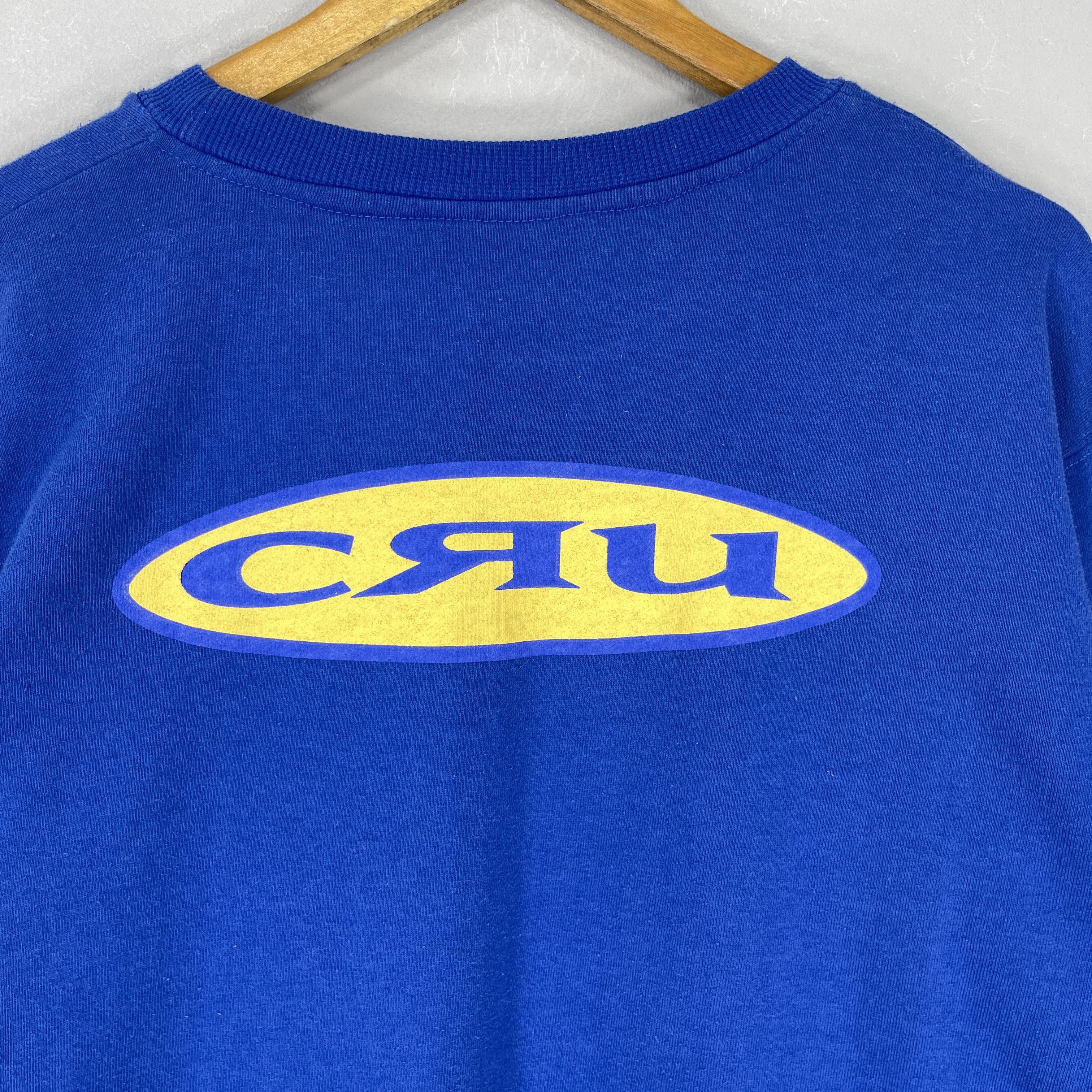 Vintage Vintage 90's CRU DESIGN Back Hit Printed Sweatshirt Size US M / EU 48-50 / 2 - 3 Thumbnail