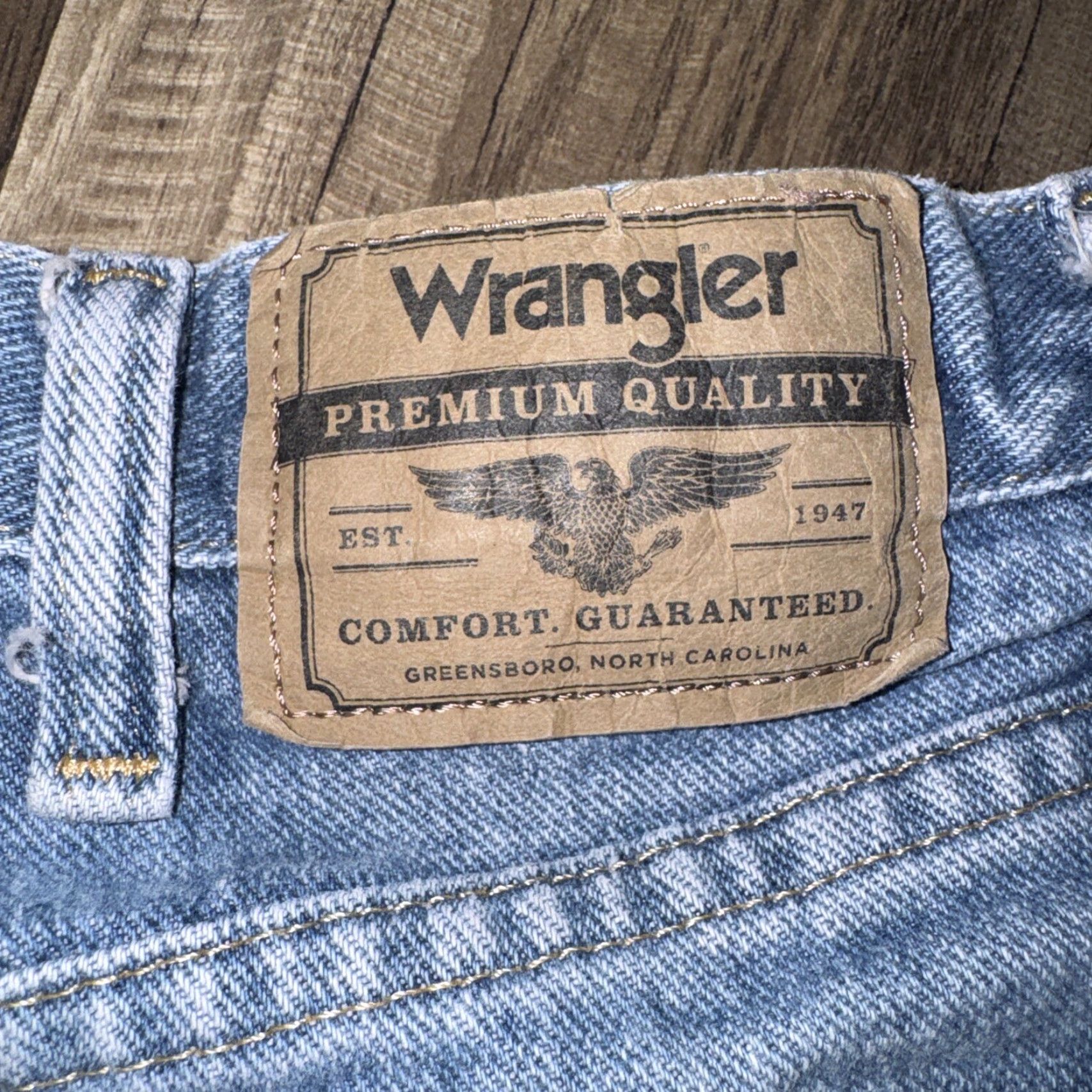 Wrangler VINTAGE Wrangler Jeans Shorts Blue 9in Inseam Bermuda Men 36 Jorts"} Size US 36 / EU 52 - 4 Thumbnail