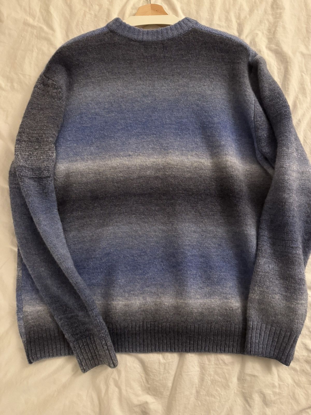 Effulgence Blue Gradient Knit Sweater Size US XL / EU 56 / 4 - 2 Thumbnail