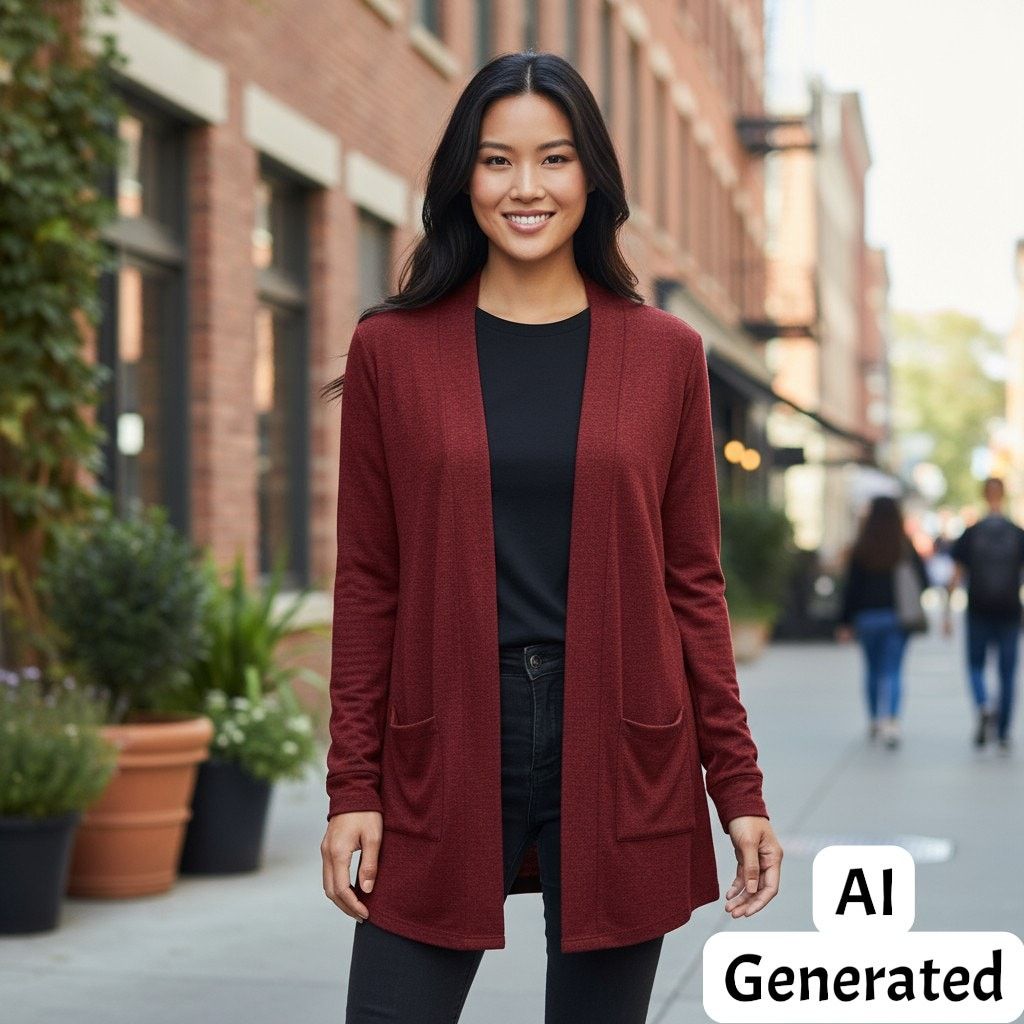 Other Camila Brushed Knit Sleeve Detail Cardigan - Stitch Fix Size L / US 10 / IT 46 - 5 Thumbnail