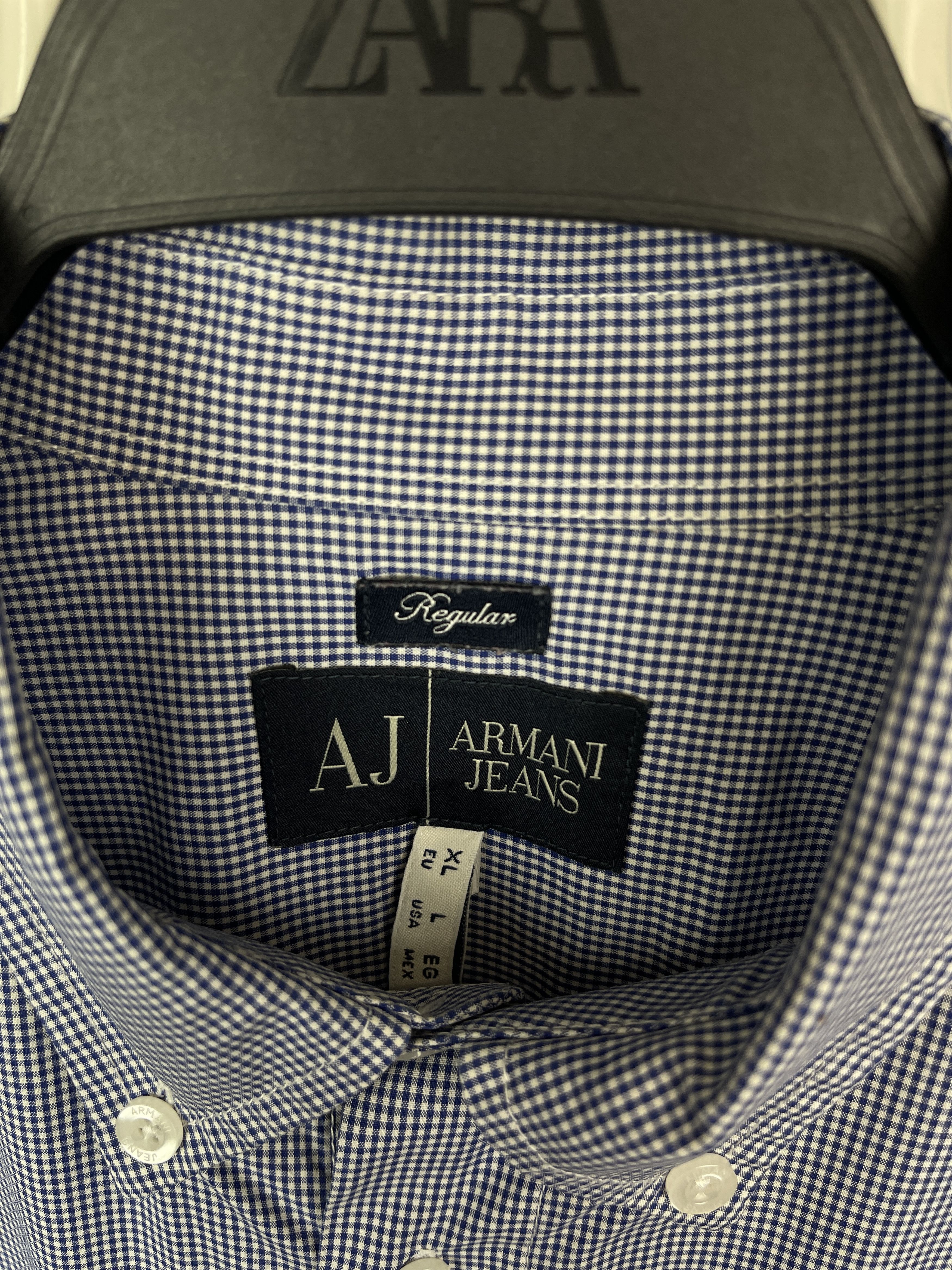 Armani Armani jeans shirt men button ups cotton L XL Size US L / EU 52-54 / 3 - 8 Thumbnail