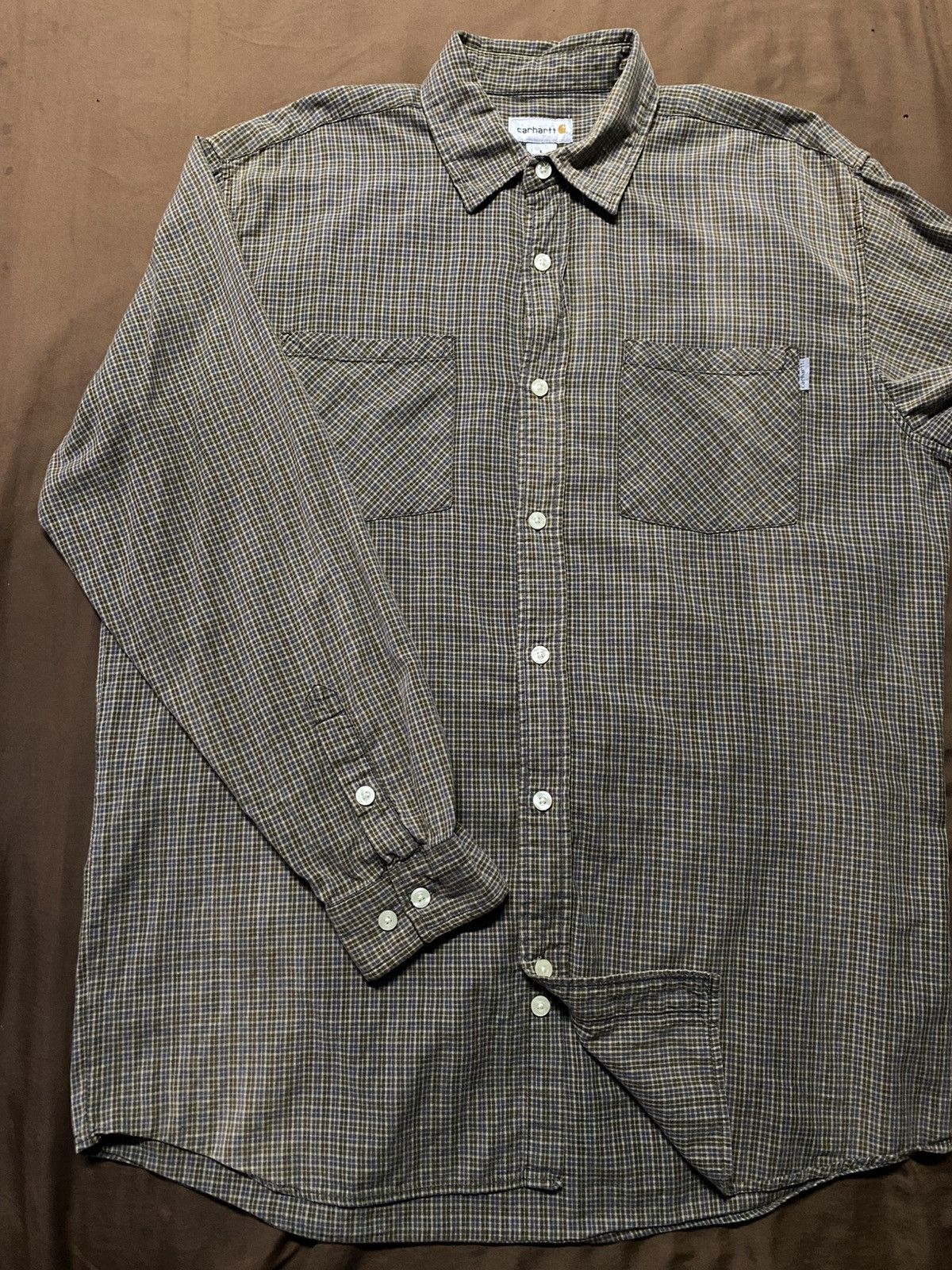 Carhartt Carhartt Fall 2011 Gingham Oversized Shirt Size US L / EU 52-54 / 3 - 4 Thumbnail