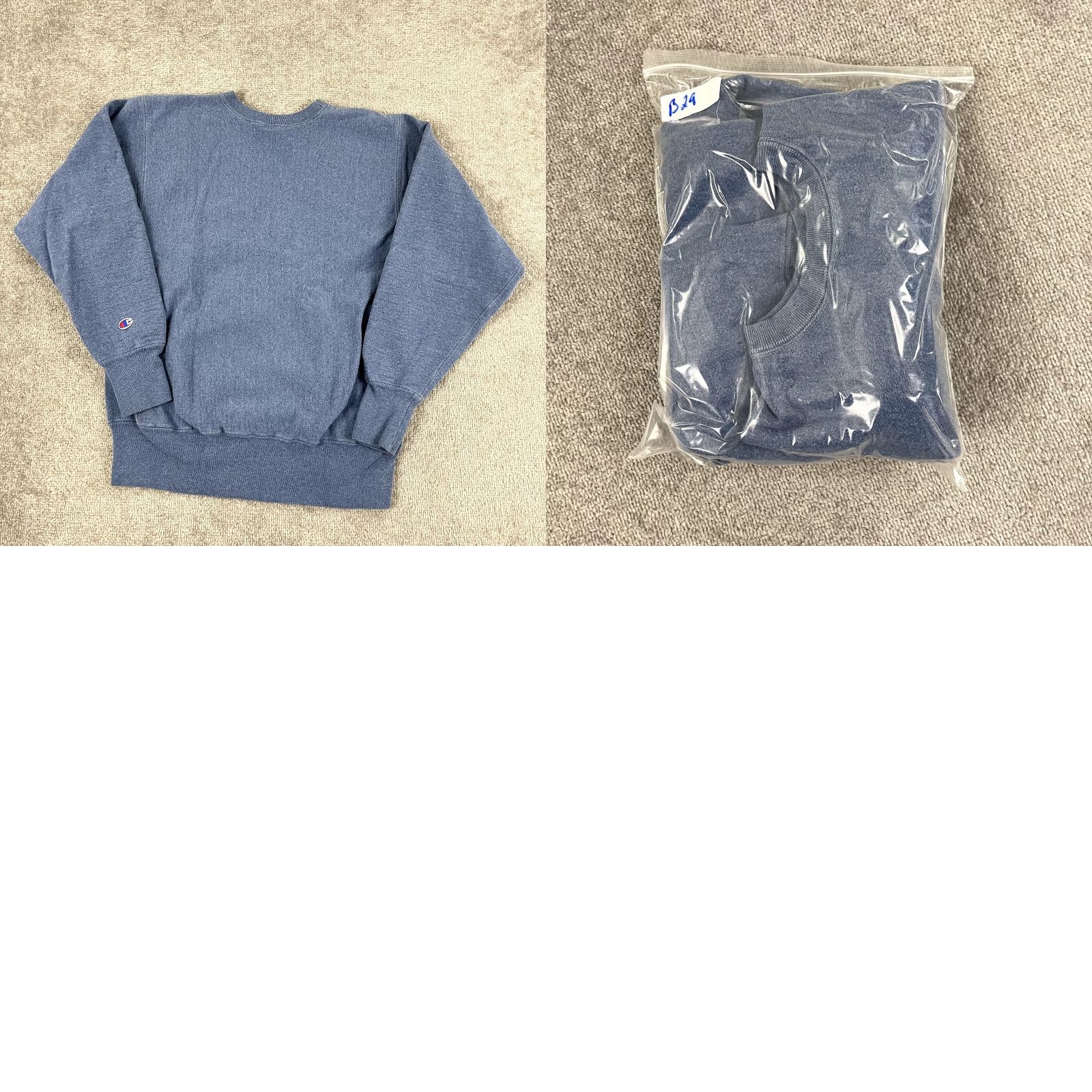 Champion VINTAGE Champion Sweatshirt Adult XL Blue Reverse Weave Crewneck Pullover USA 90s Classic Retro Logo Embroidered Mens/Womens? Size US XL / EU 56 / 4 - 8 Thumbnail